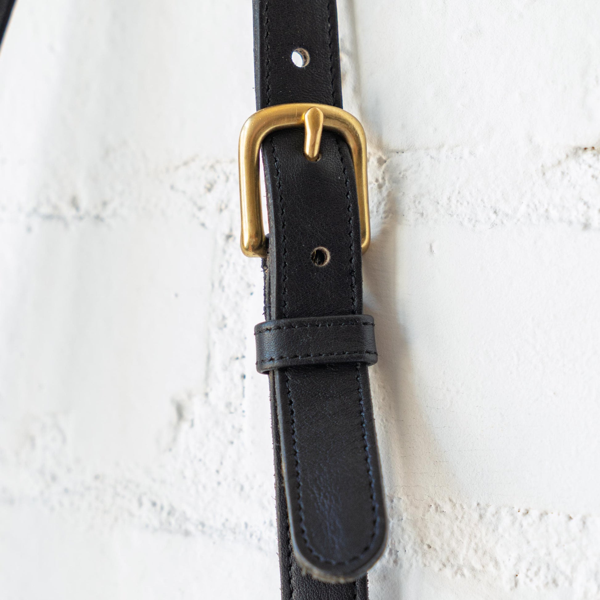 Vintage 90s Coach Devon Black Leather Crossbody Bag #9908 | Designer Shoulder Bag Purse