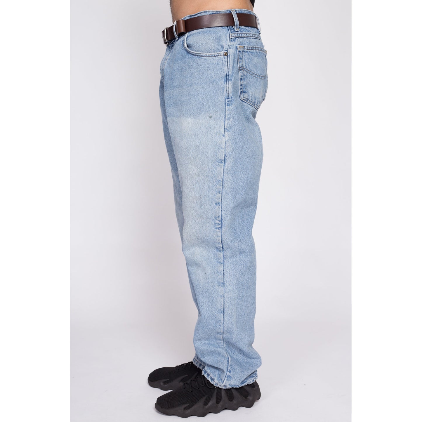 90s Carhartt Flannel Lined Jeans - 36x32 | Vintage Distressed Relaxed Straight Leg Workwear Dungarees