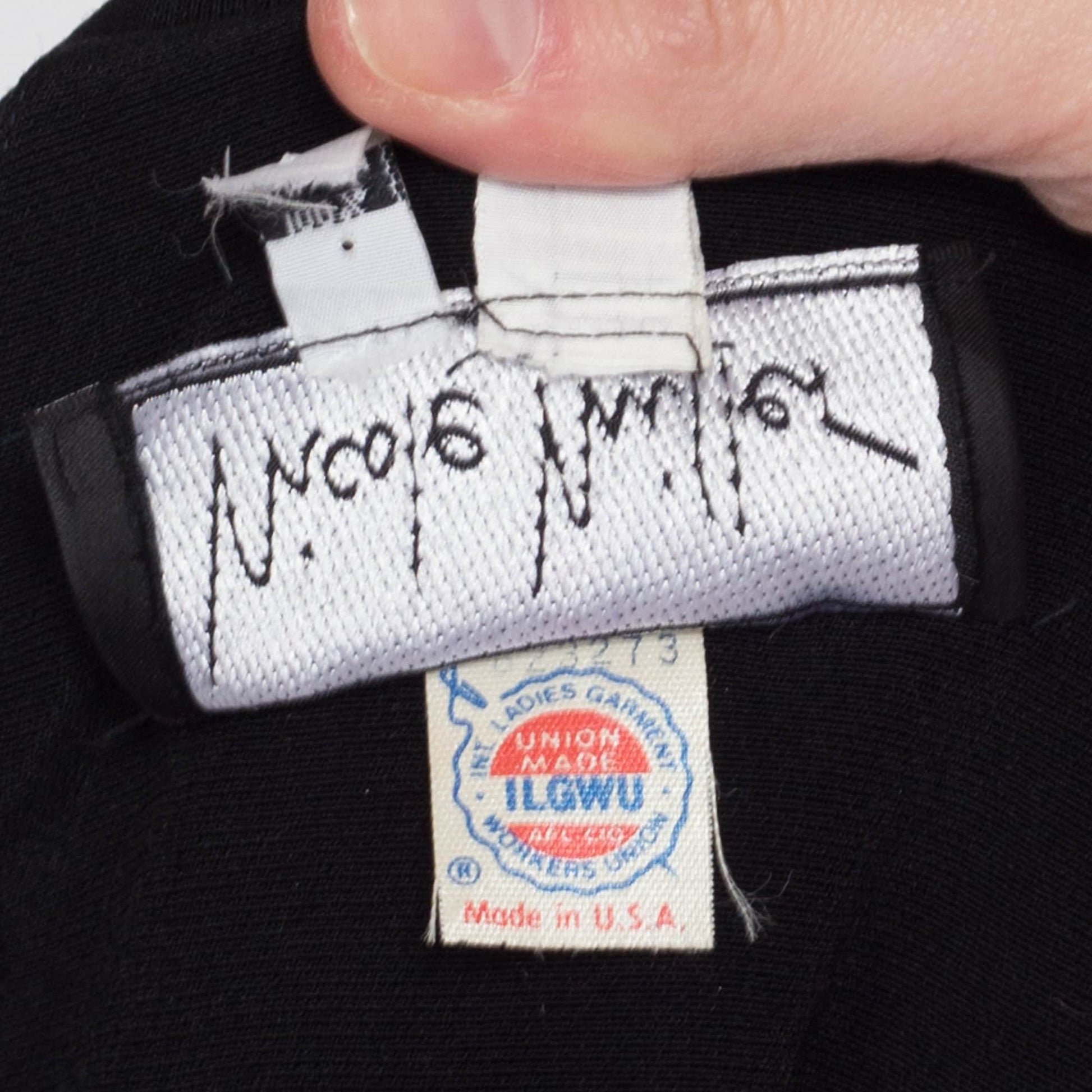 80s Nicole Miller Peekaboo Train Maxi Dress - Medium | Vintage Black Red Fitted Sleeveless Cocktail Party Evening Gown