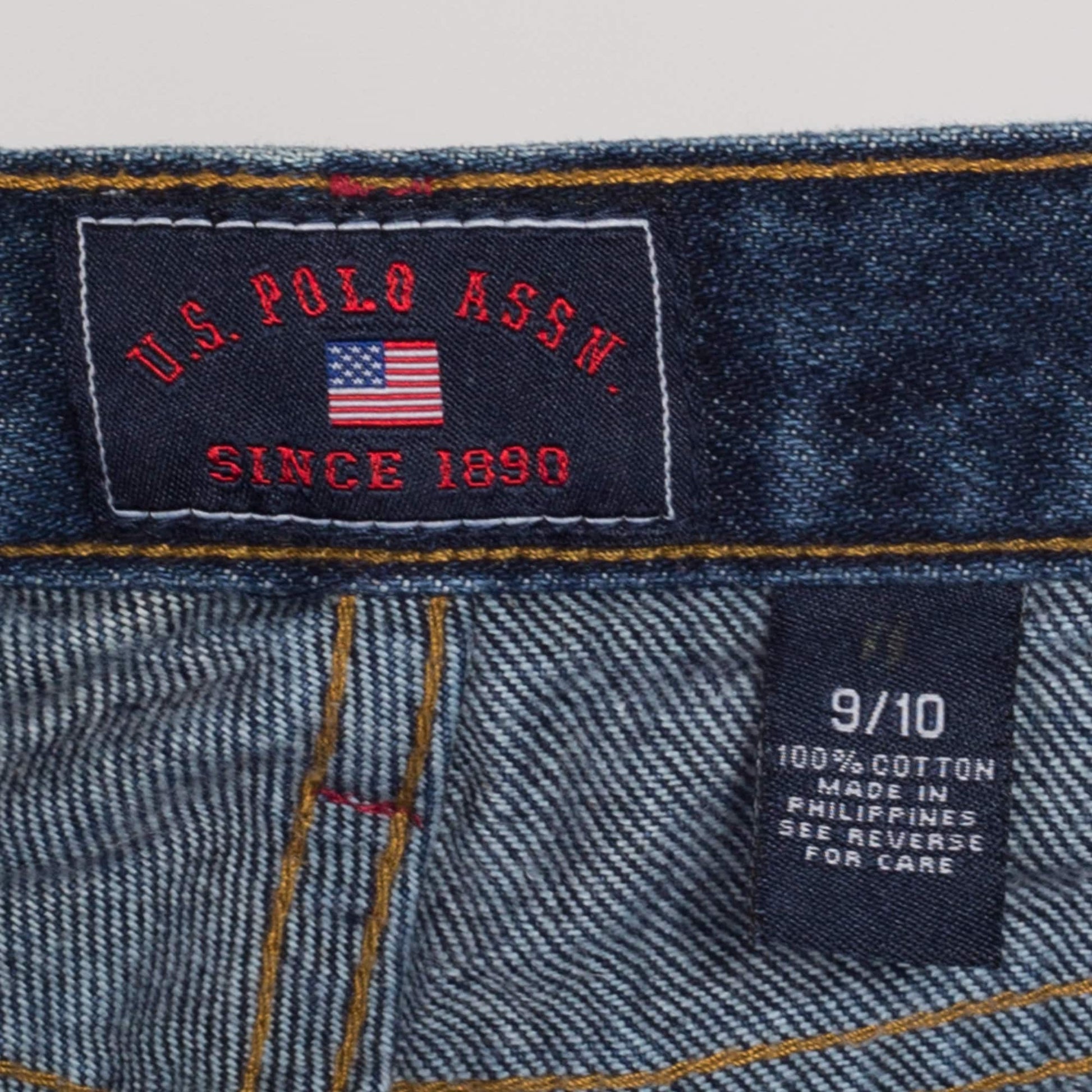 Small 90s Dark Wash Capri Jeans | Vintage Mid Rise US Polo Assn Short Cropped Denim Pants