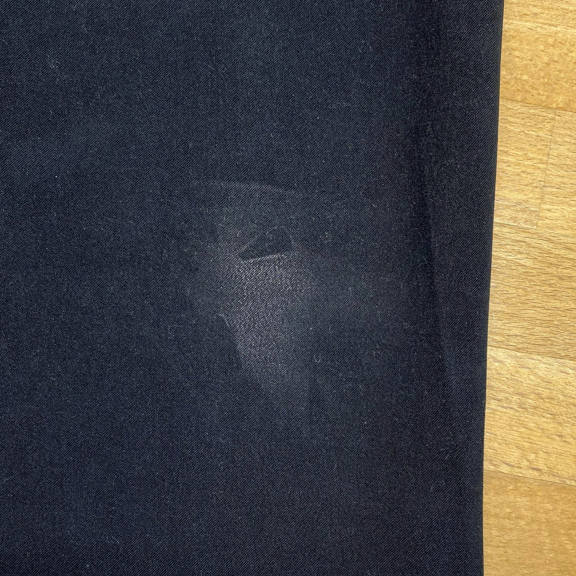 Medium 80s Black Ultrasuede Button Front Maxi Skirt 27.5" | Vintage Minimalist High Waisted Pocket Skirt