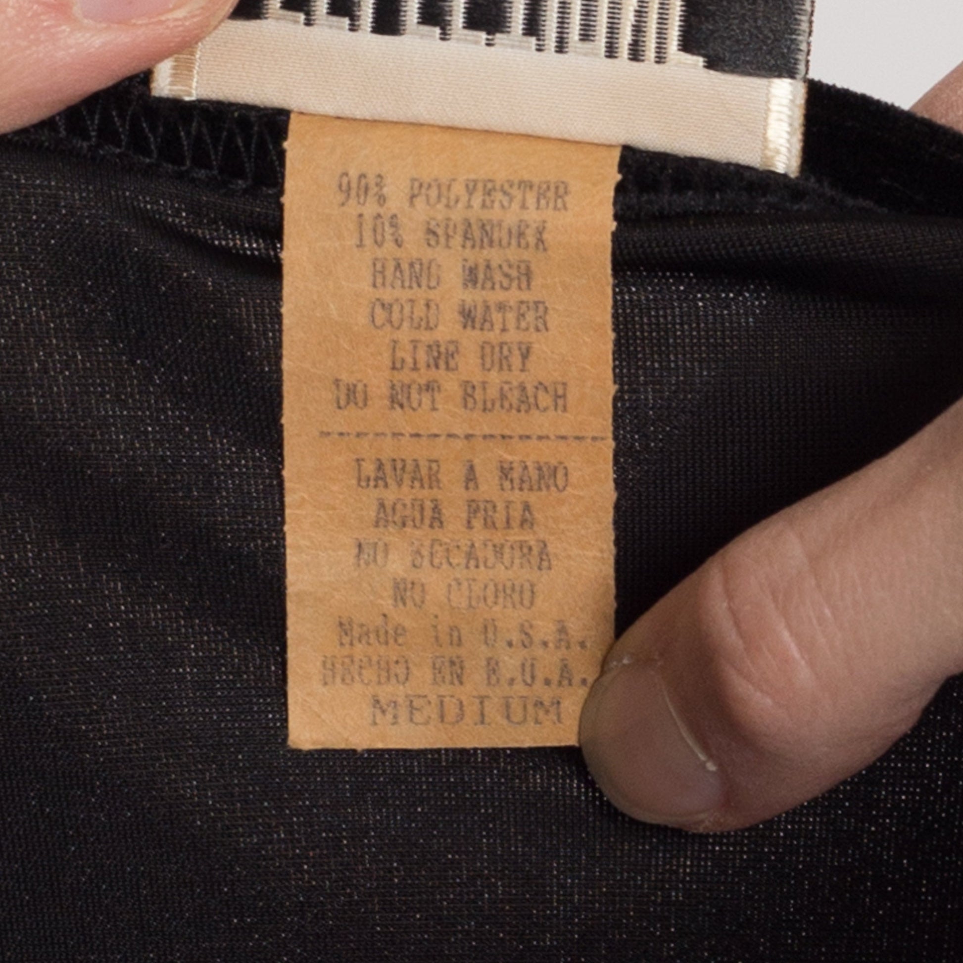Small 90s Black Velvet Split Hem Top | Vintage Long Sleeve Open Front Shirt