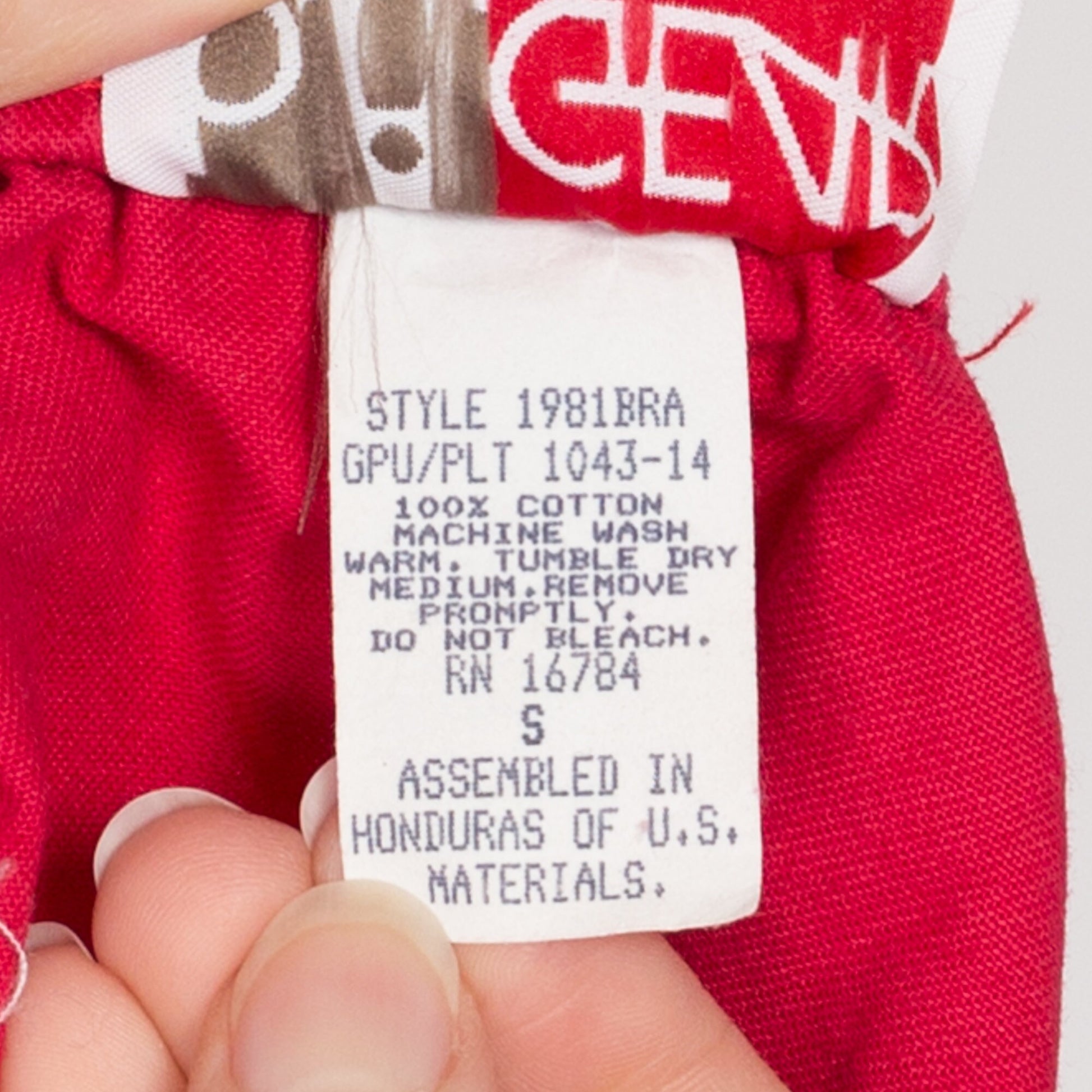 Small 90s Red Cotton Elastic Waist Shorts | Vintage High Rise Causal Pocket Athletic Shorts