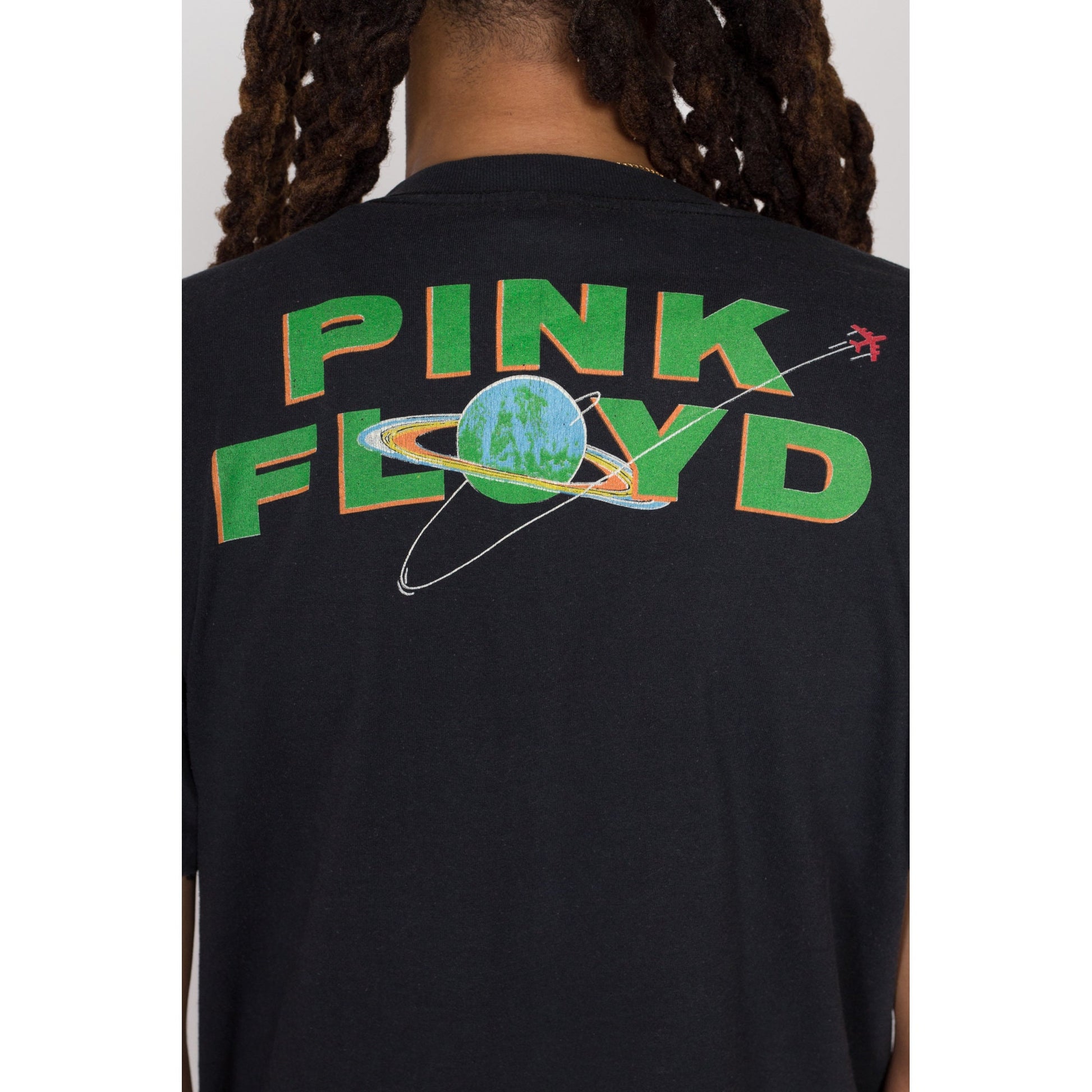 Medium 80s Pink Floyd Momentary Lapse Of Reason Album T Shirt | Rare 1988 Black Graphic Music Tee