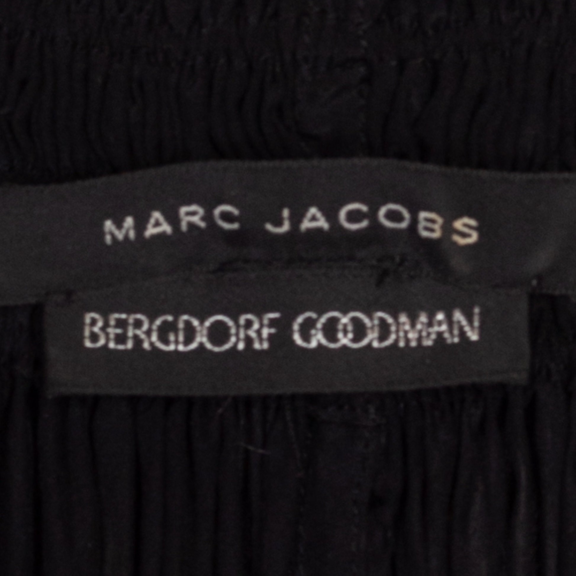XS-Med Y2K Marc Jacobs Black Silk Mini Dress | Vintage Keyhole Neck Cocktail Party Dress