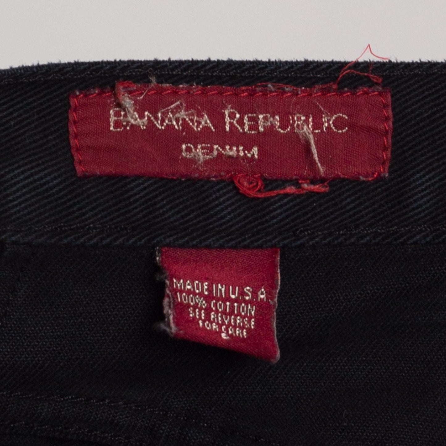 Small 90s Black High Waisted Mom Jeans 26" | Vintage Banana Republic Denim Tapered Leg Jeans