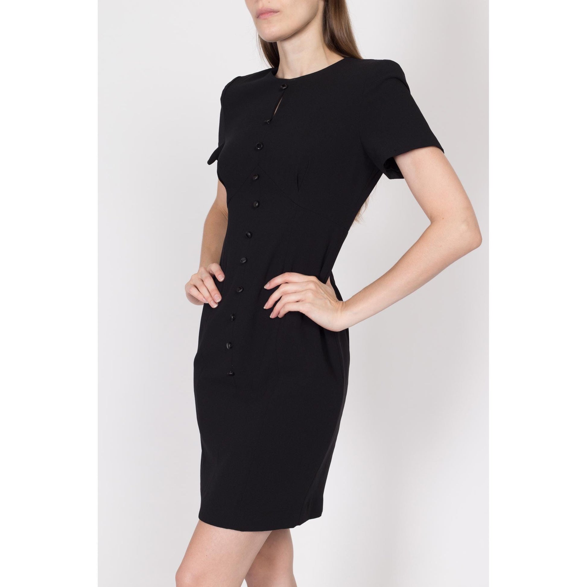 90s Liz Claiborne Little Black Dress - Small Flying Apple Vintage 90s Liz Claiborne Little Black Dress - Small Flying Apple Vintage