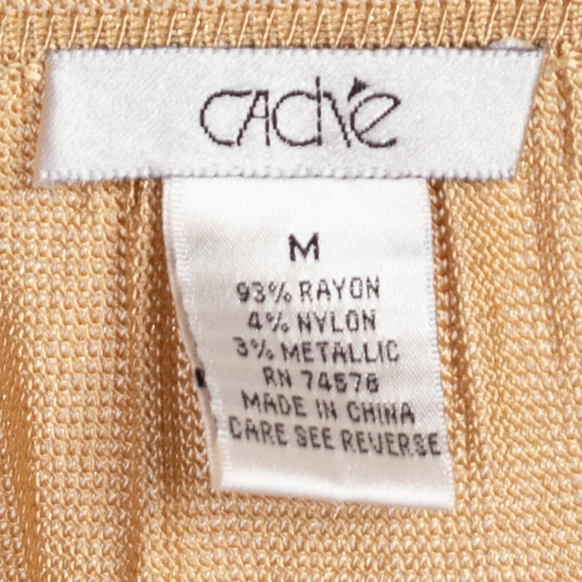Medium 90s Cache Gold Knit Pointelle Top – Flying Apple Vintage