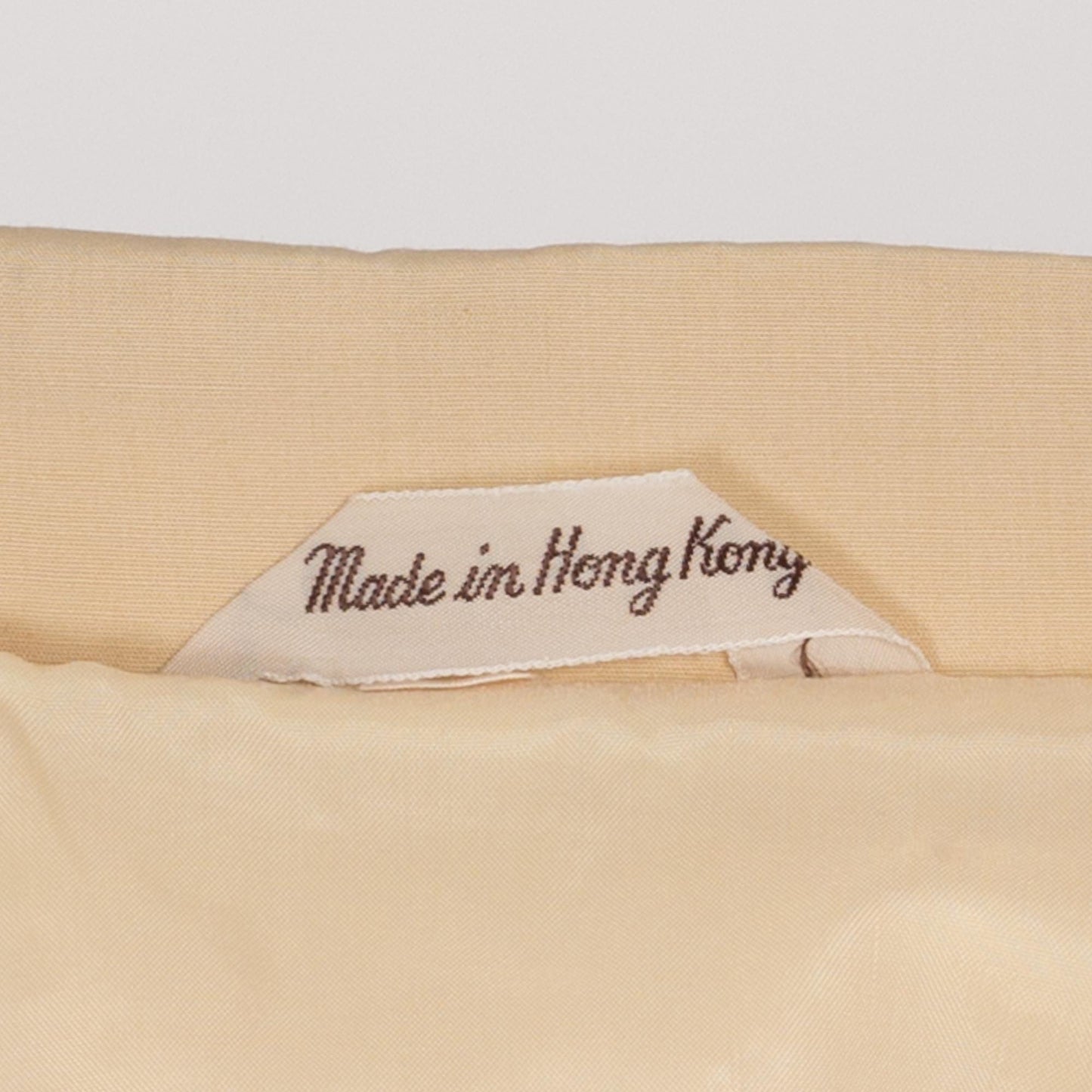 Large 80s Khaki Windbreaker Jacket | Vintage Lightweight Zip Up Minimalist Jacket