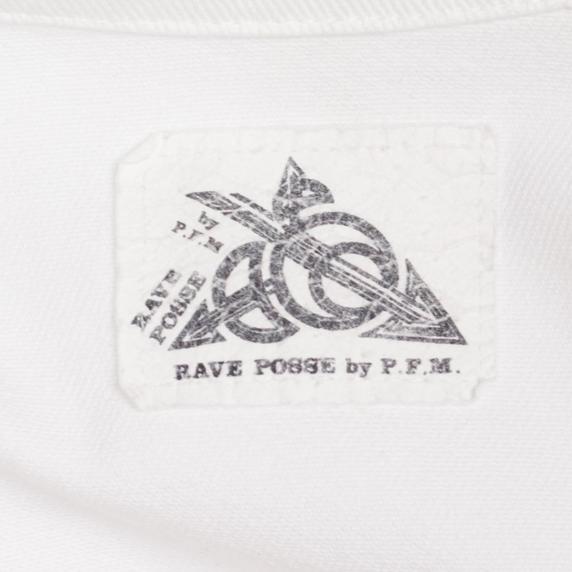 Small 90s White Flower Button Cropped Denim Jacket | Vintage Daisy Floral Rave Wear Jean Jacket