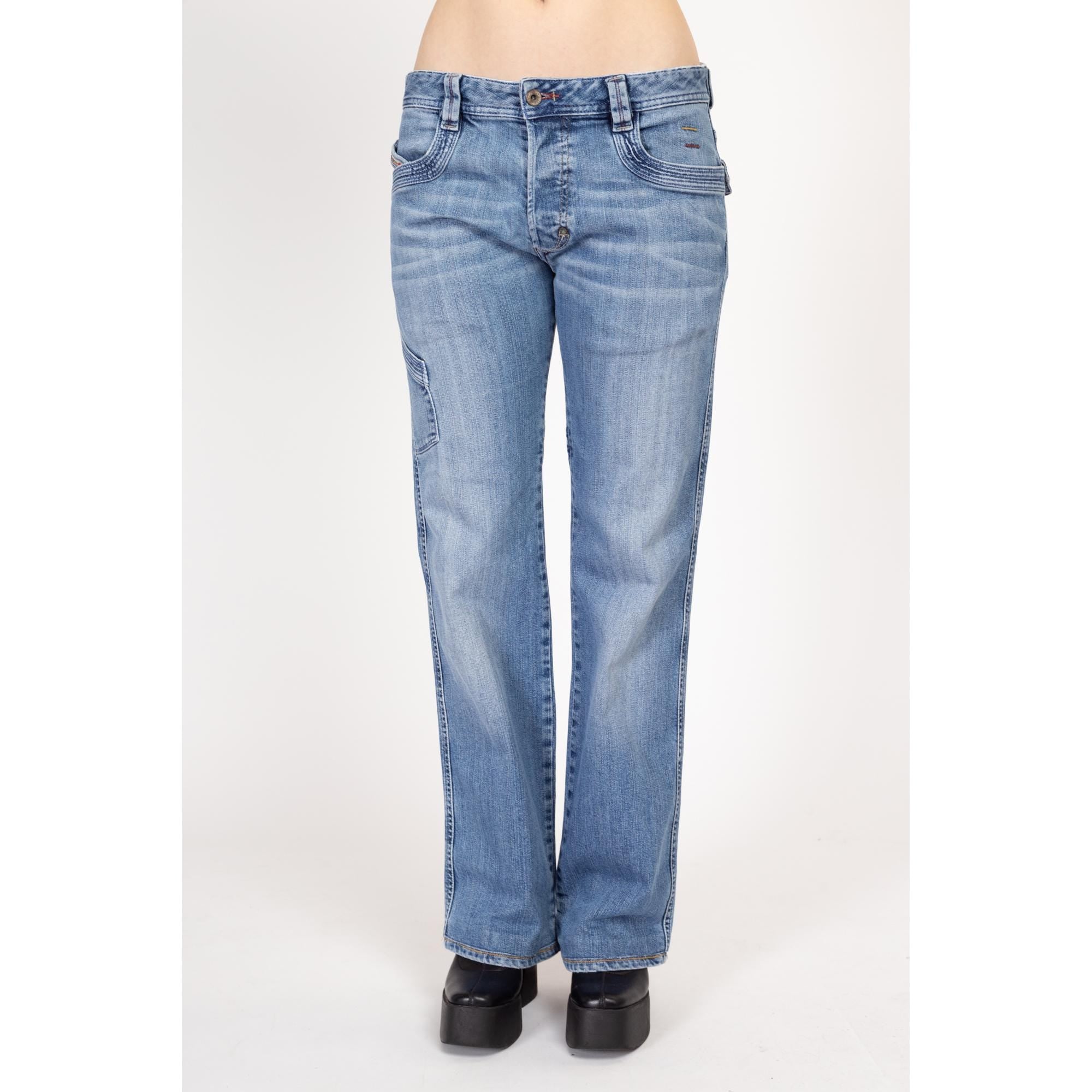 Medium Y2K Diesel Industry Low Rise Bootcut Jeans Size 31