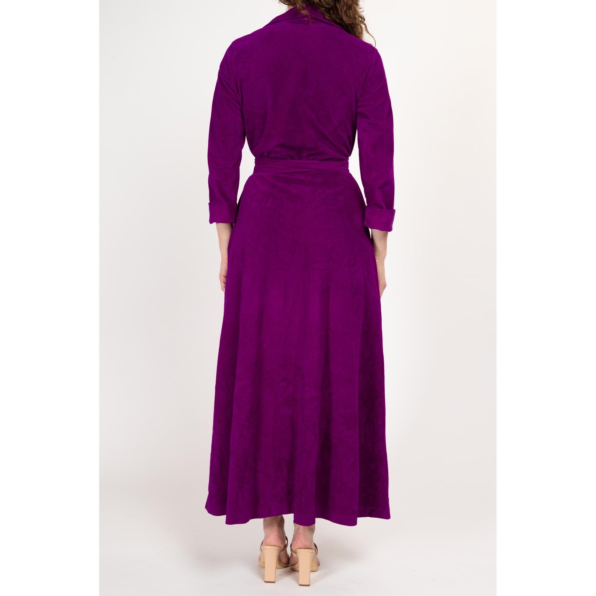 long purple dressing gown Amazon.com: BELOF Warm Coral Fleece Ladies' Robe Winter Medium-Length Sexy Bathrobe Padded Thick Flannel Bathrobe Dressing Gown,Purple-Women XL : Clothing, Shoes & Jewelry
