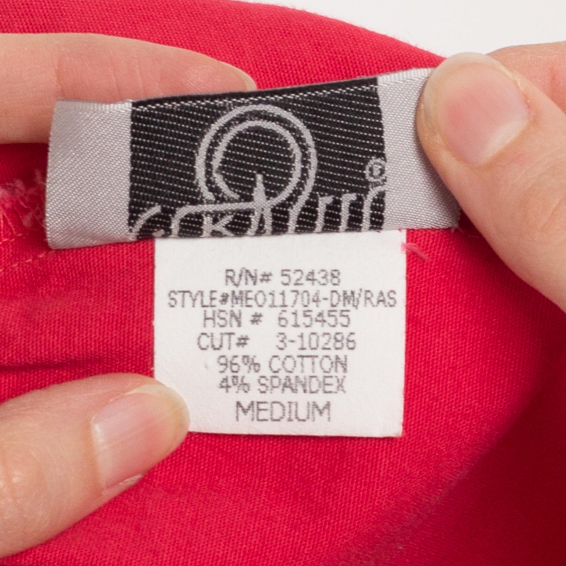Sm-Med 90s Raspberry Red Casual Stretchy Shorts | Vintage Elastic Waist Cotton Blend Shorts