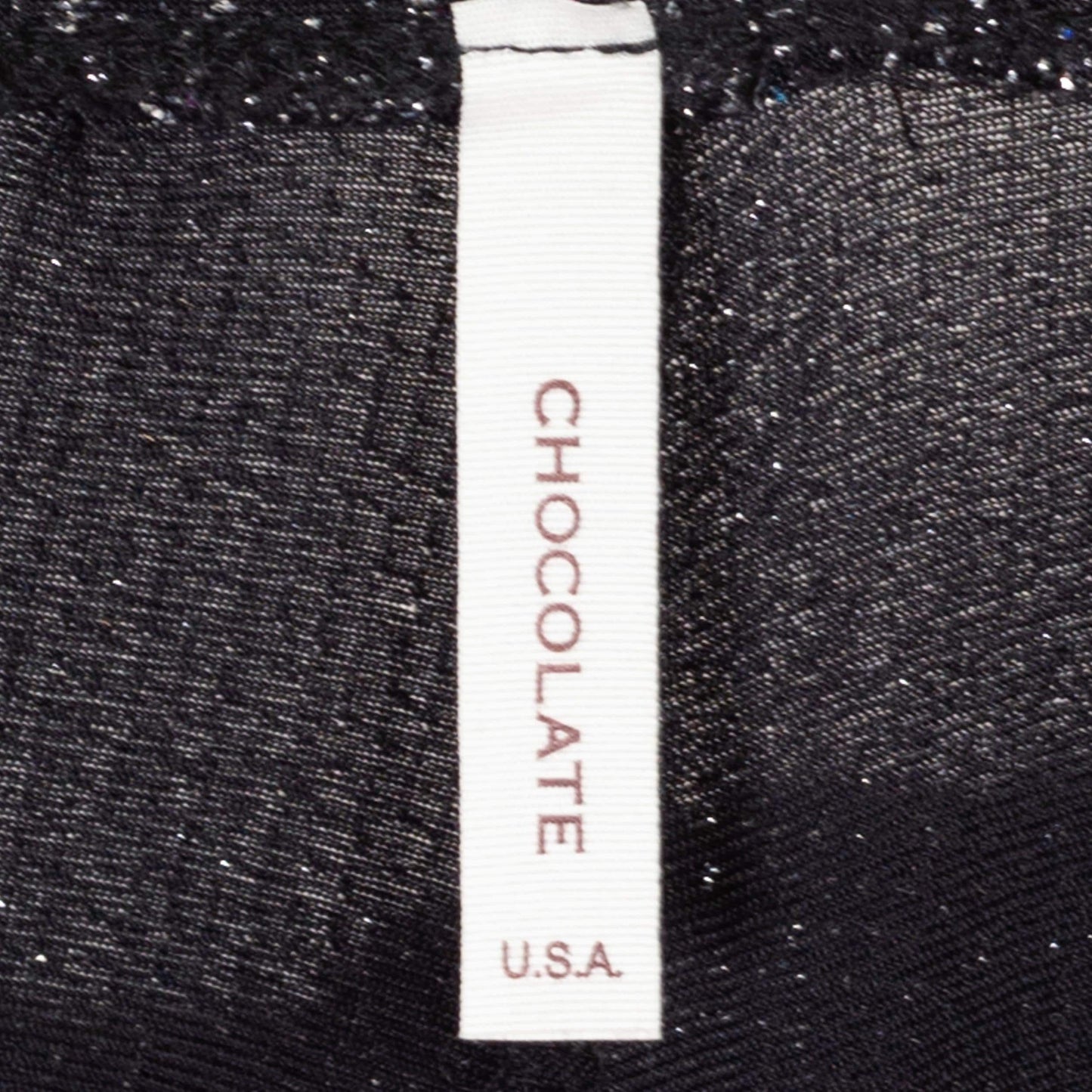 Medium Y2K Black & Silver Metallic Knit Bell Bottoms | Vintage High Waisted Stretchy Flared Pants