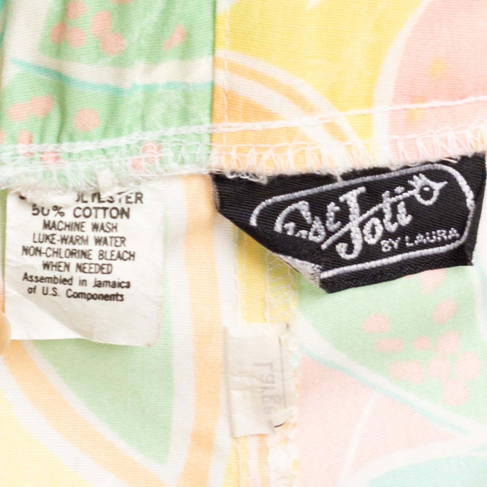 XL 90s Pastel Tropical Floral Lounge Shorts | Vintage Boho Elastic High Waist Wide Leg Casual Shorts