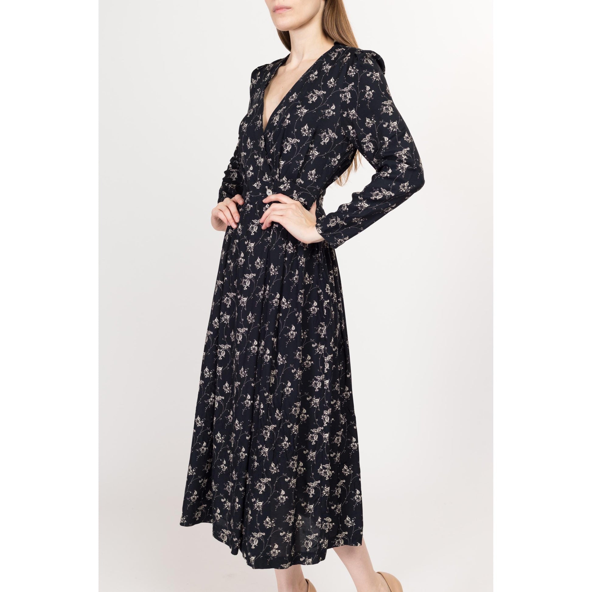 maxi dress laura ashley Laura Ashley Floral Cotton Maxi Dress
