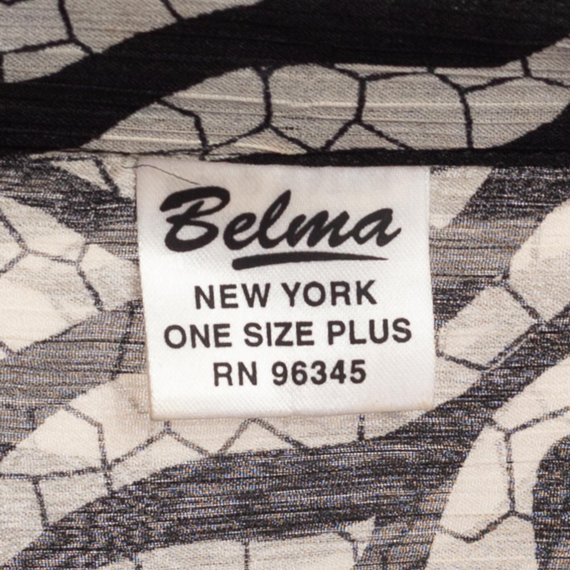 One Size Plus 80s Sheer Zebra Print Blouse | Vintage Long Sleeve Collared Button Up Top