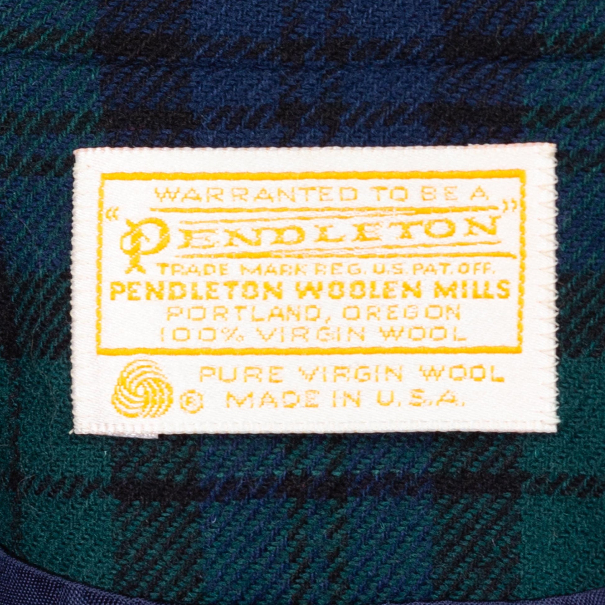 Medium 80s Pendleton Black Watch Tartan Wool Jacket & Midi Skirt Set Size 8 | Vintage Green Navy Blue Plaid Matching Two Piece Blazer Suit