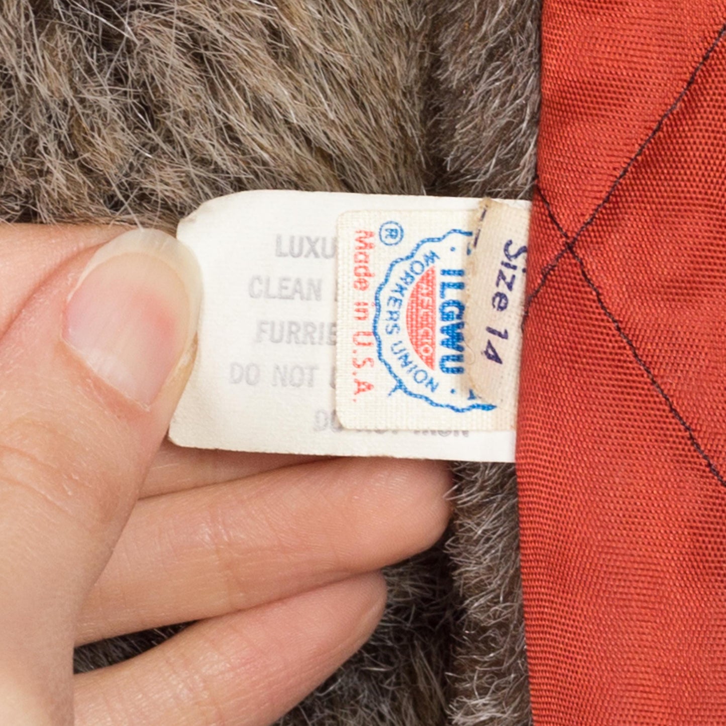 Medium 70s Mauve Hooded Faux Fur Trim Coat | Retro Vintage Penny Lane Long Maxi Winter Jacket