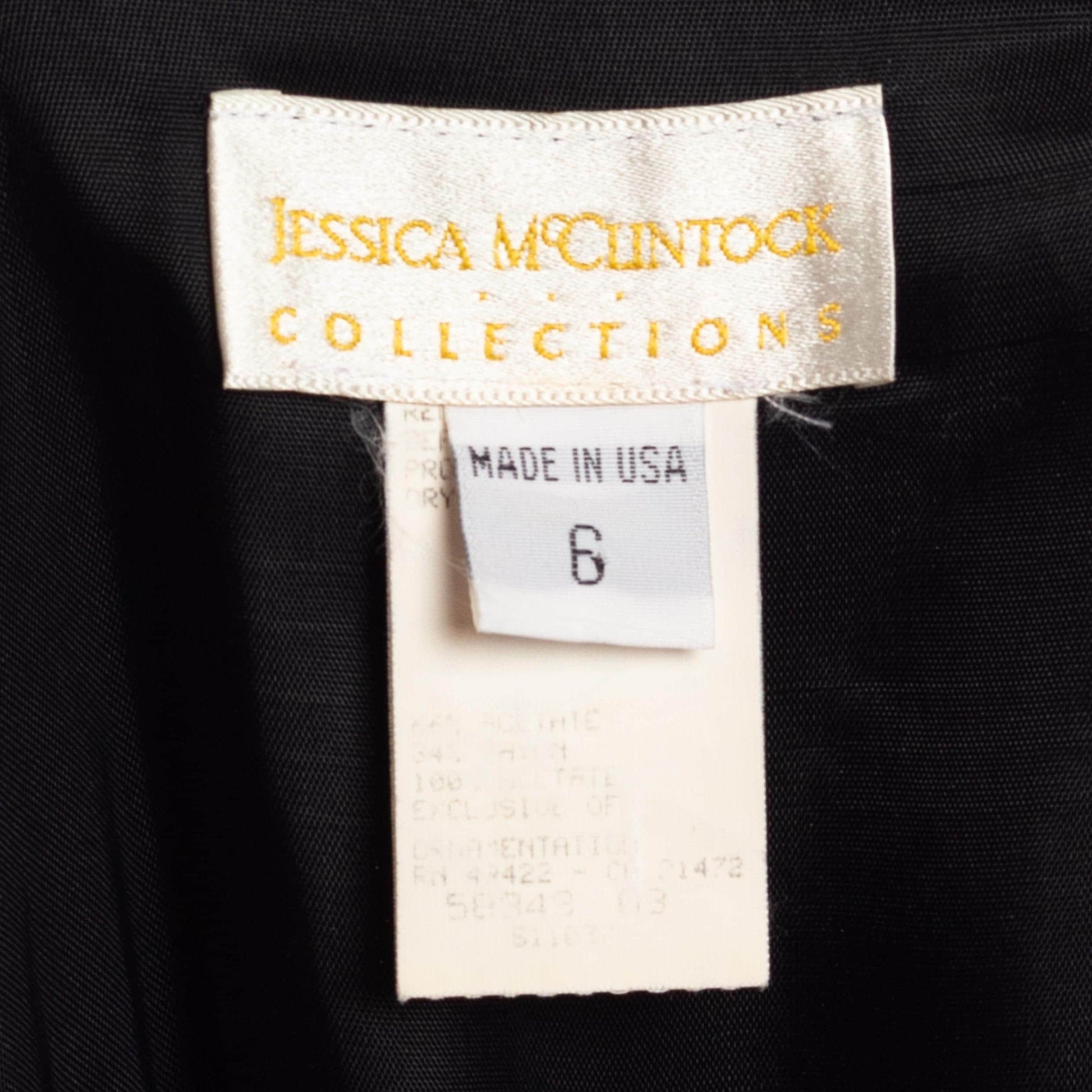 Small 90s Jessica McClintock Black Pinstriped Maxi Dress Size 6 | Vintage V Neck Sleeveless Pleated Formal Evening Gown