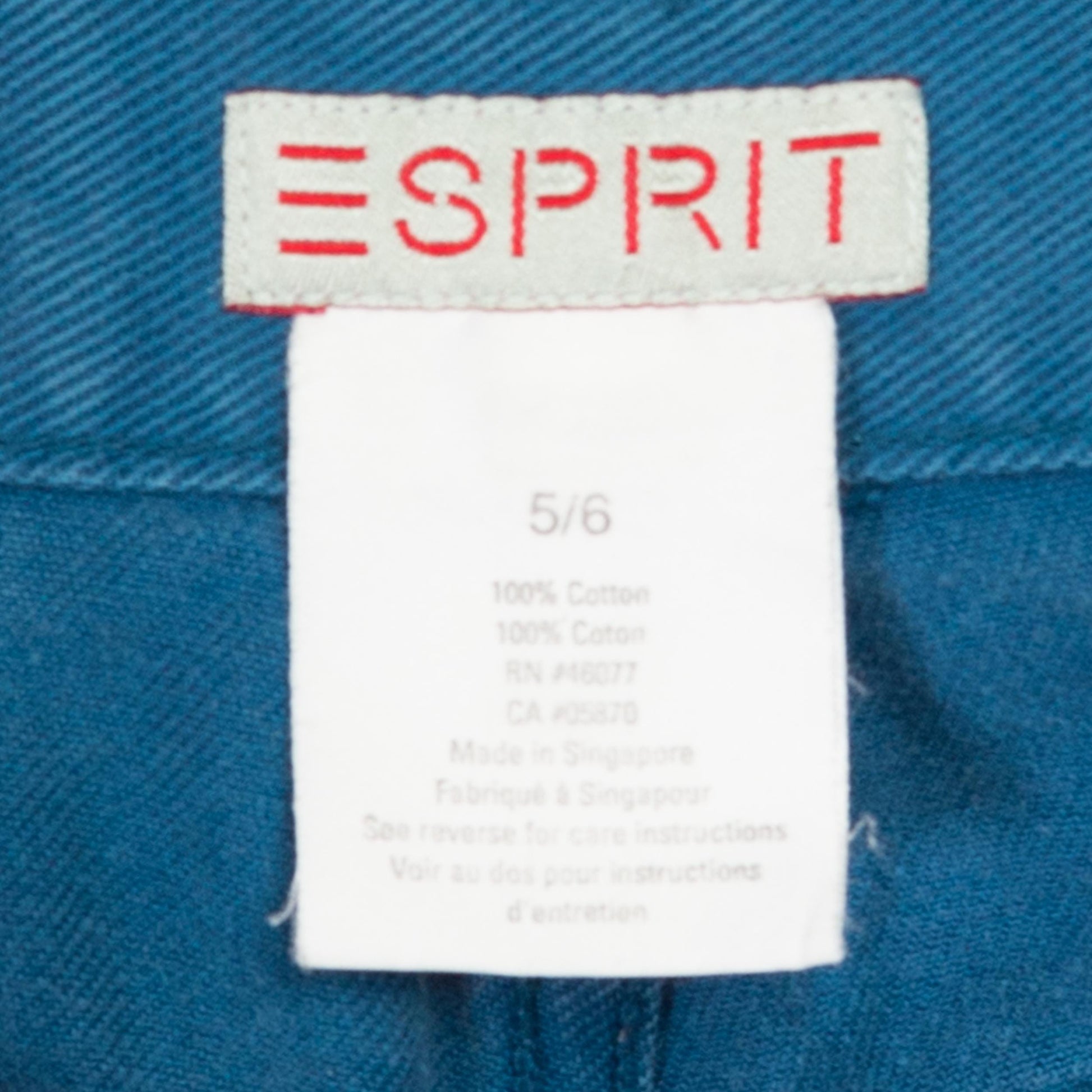 XS 90s Esprit Peacock Blue High Waisted Jeans 25" | Vintage Denim Tapered Leg Mom Jeans