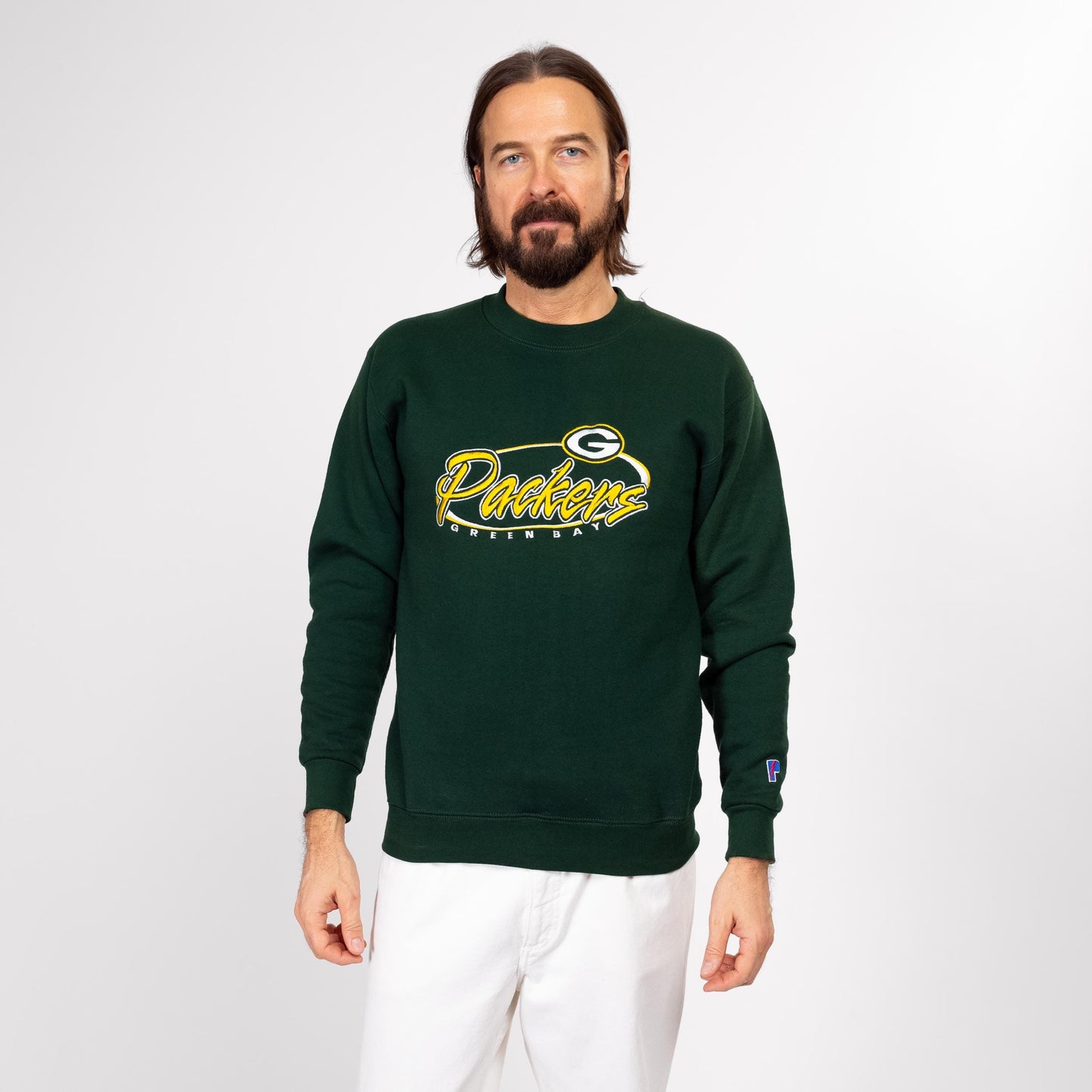 Small 90s Green Bay Packers Sweatshirt NWT | Vintage Deadstock NFL Football Graphic Crewneck Pullover