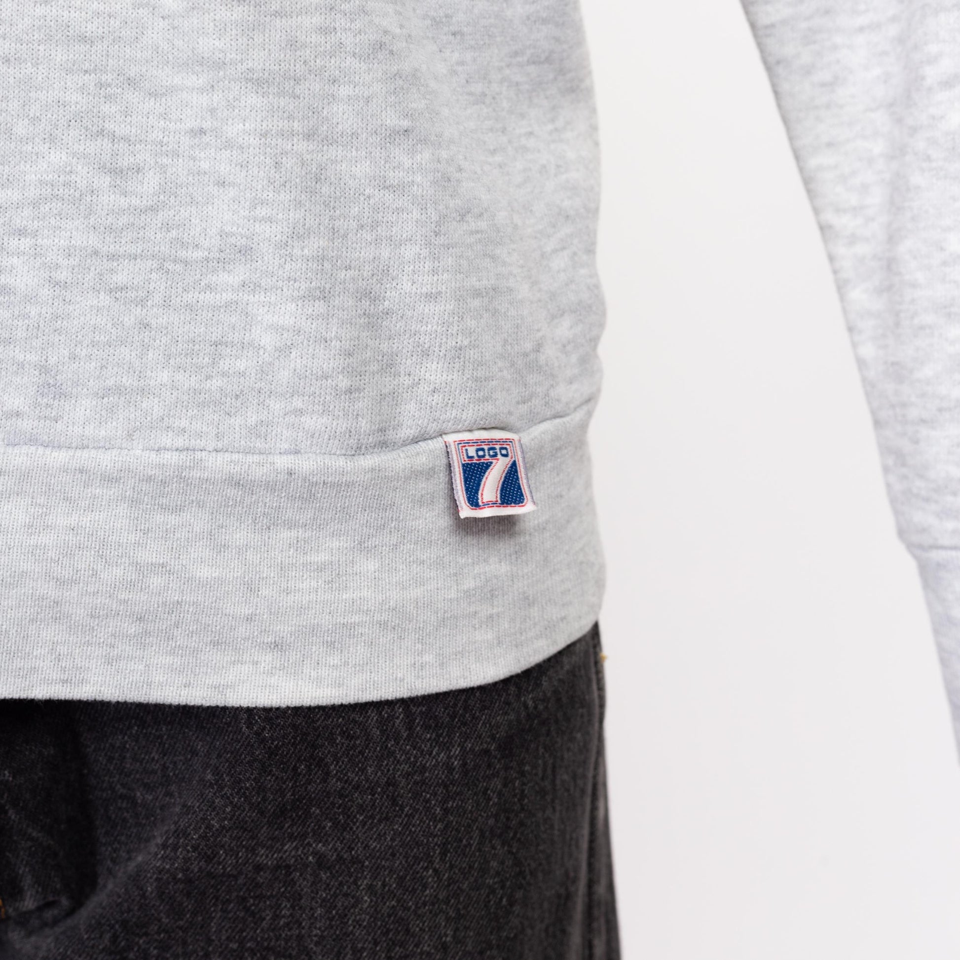 Medium 90s Phoenix Cardinals Sweatshirt | Vintage Heather Grey Logo 7 NFL Football Crewneck Sweater