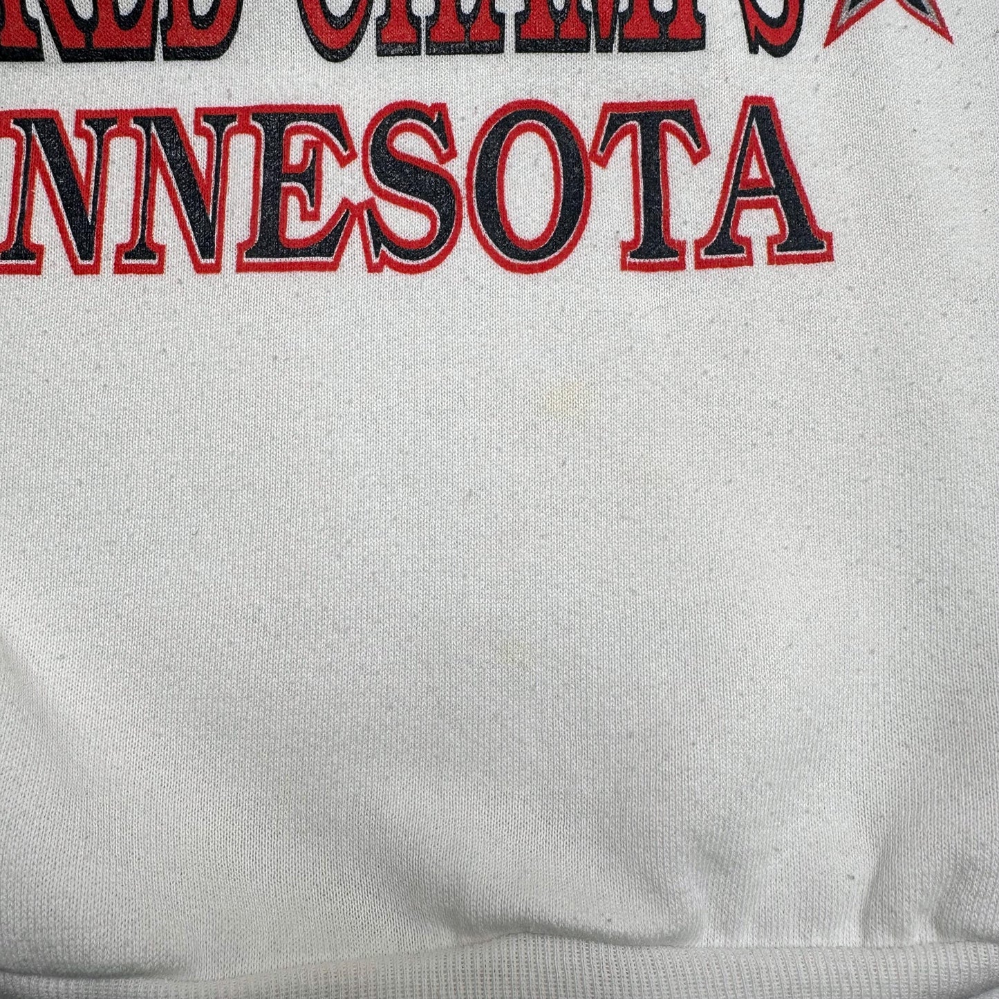 XL 90s Minnesota Twins World Champs Sweatshirt | Vintage MLB Baseball Raglan Sleeve Crewneck Pullover Sweater