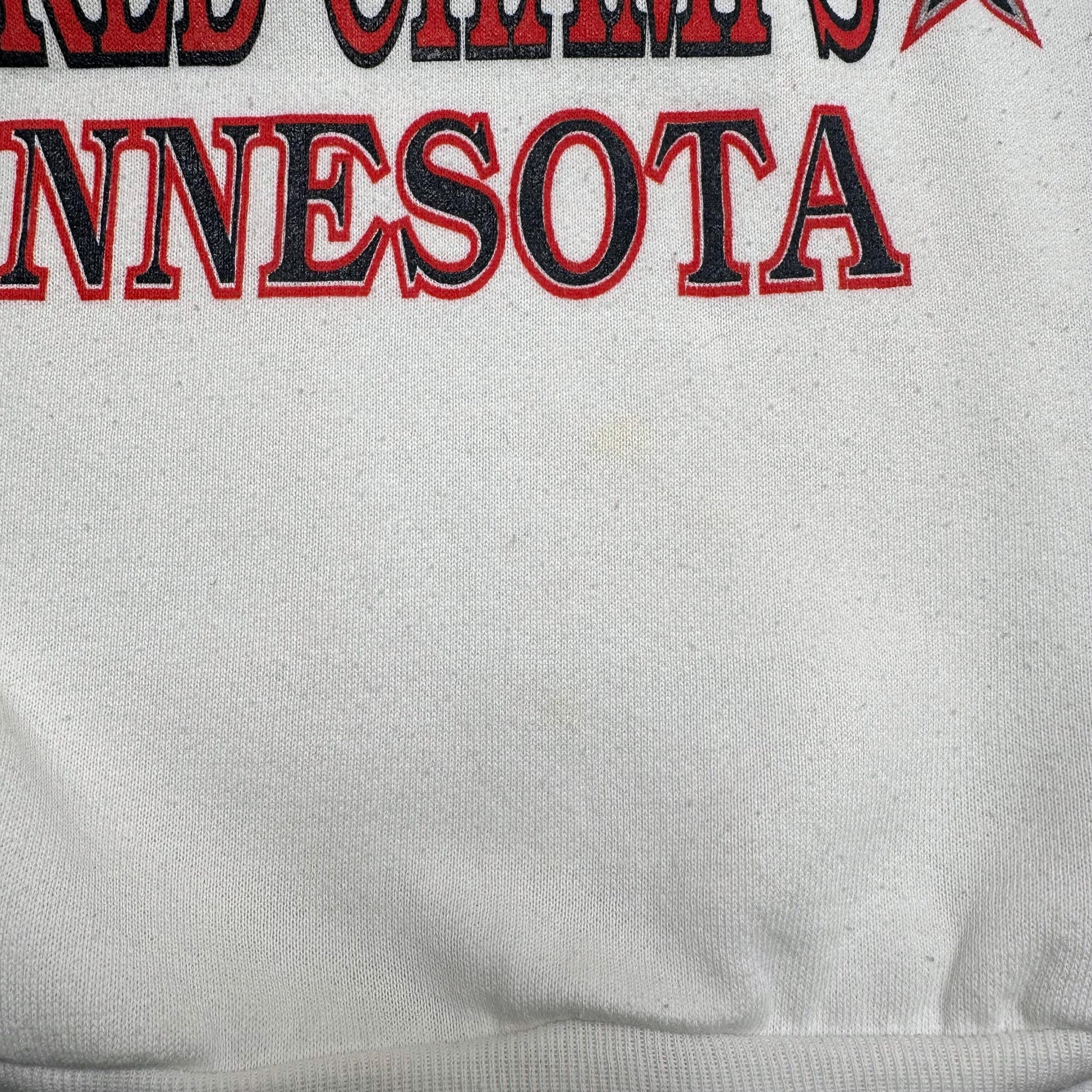 XL 90s Minnesota Twins World Champs Sweatshirt | Vintage MLB Baseball Raglan Sleeve Crewneck Pullover Sweater