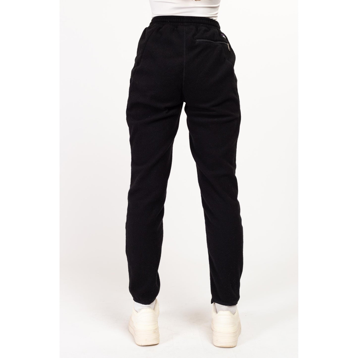 XXS-XS Vintage Patagonia Black Fleece Joggers | Y2K High Waisted Warm Sweatpants
