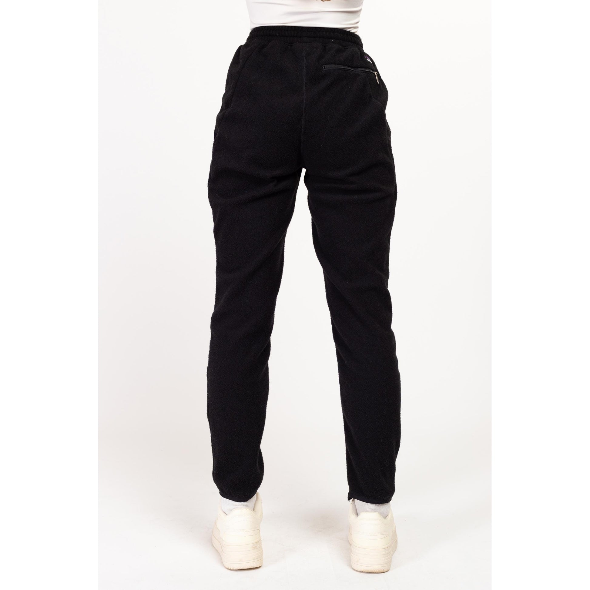 XXS-XS Vintage Patagonia Black Fleece Joggers | Y2K High Waisted Warm Sweatpants