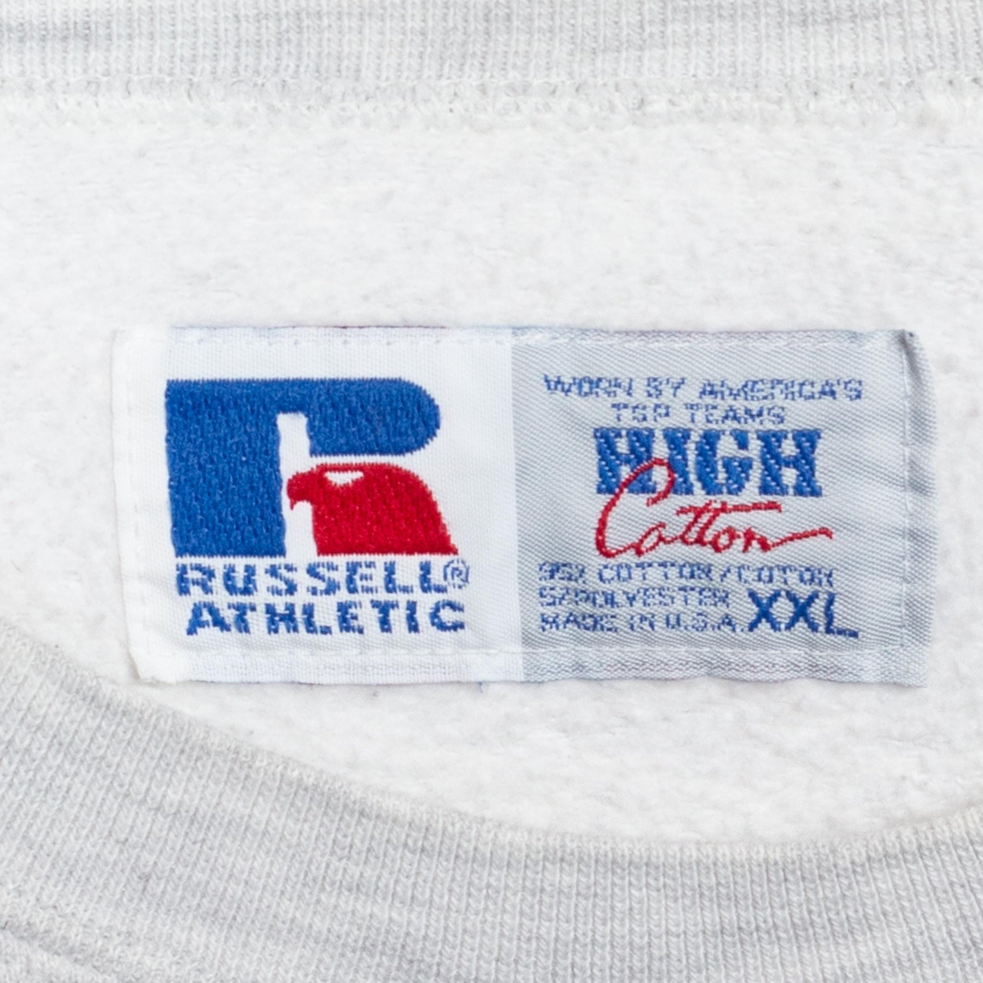 XXL 90s Stanford Medicine V Stitch Sweatshirt | Vintage Russell Athletic Heather Grey Collegiate Pullover Sweater