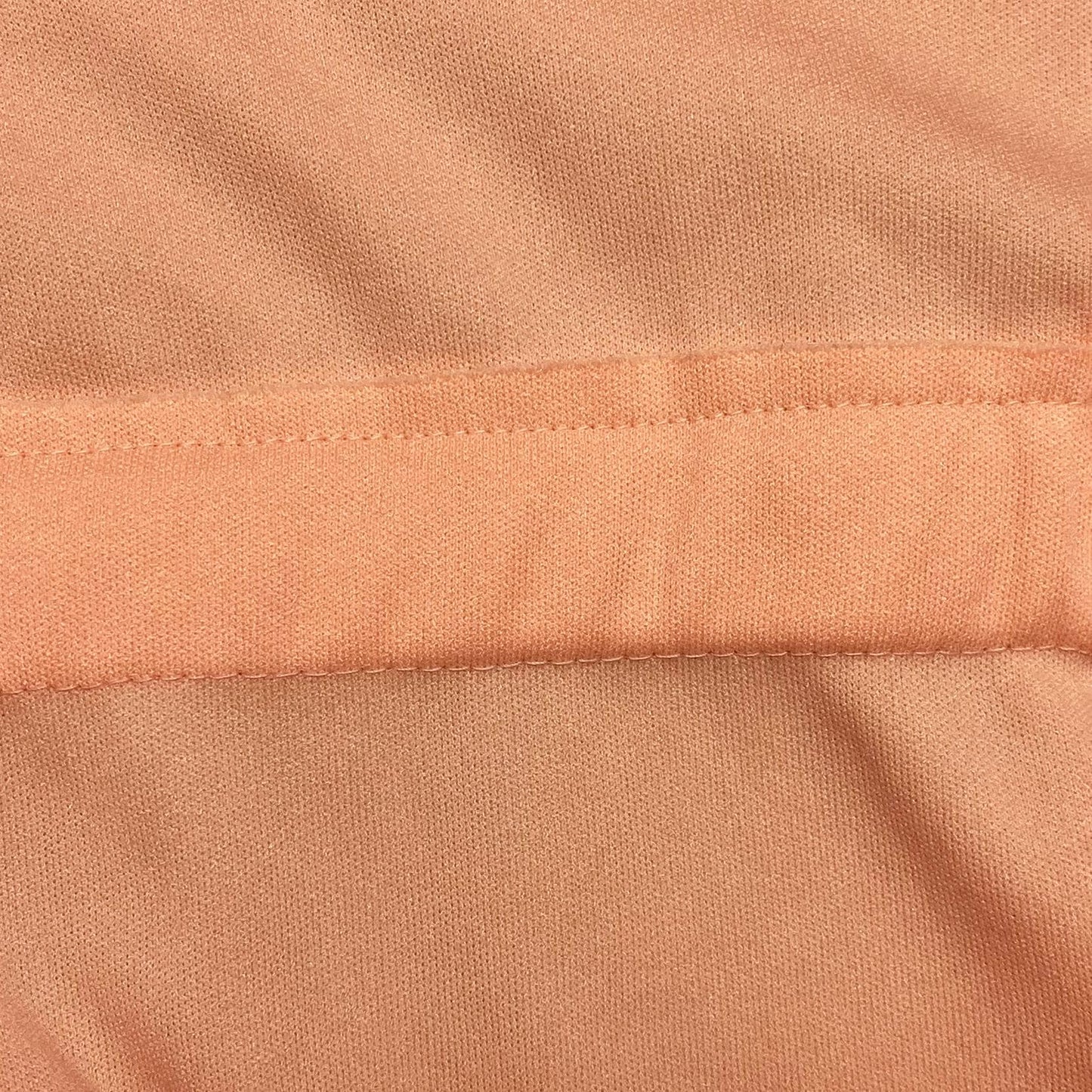 Small 70s Peach Pink Sleeveless Jumpsuit | Retro Vintage Flared Leg Disco Pantsuit