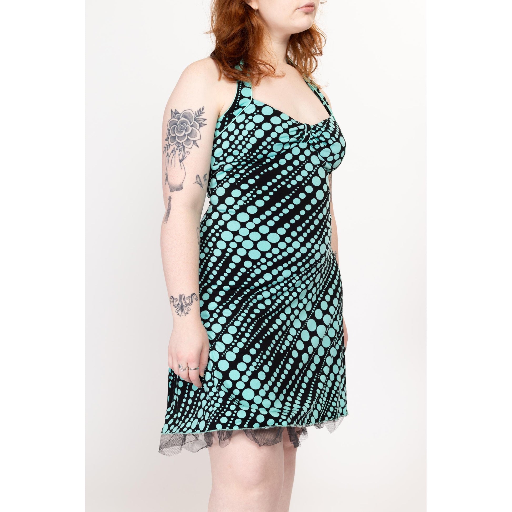 vintage polka dot halter dress Vintage Polka Dot Halter Neck Summer Dress