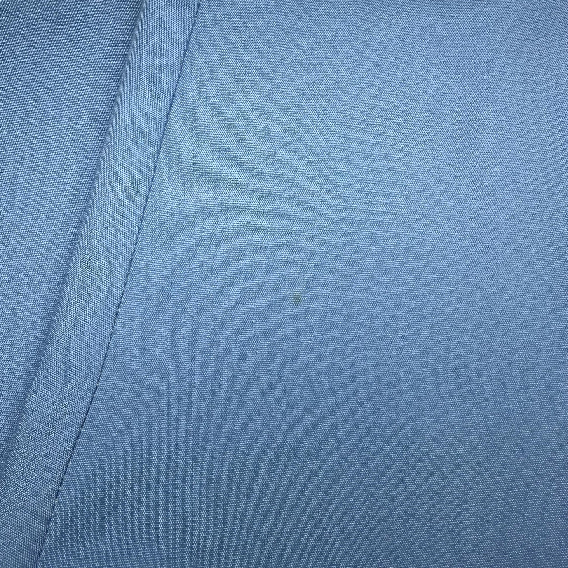 Medium 70s Sky Blue Midi Wrap Skirt 30” | Vintage A Line High Waist Retro Pocket Skirt