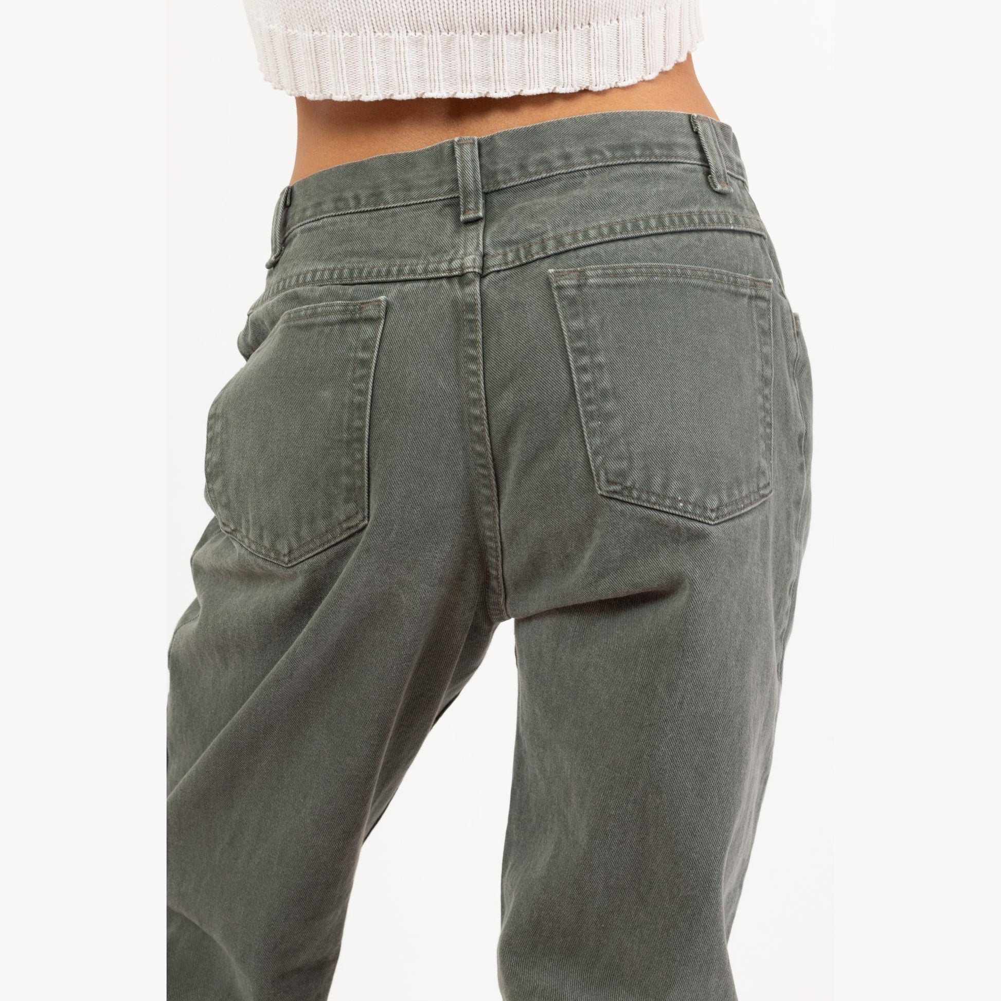 Vintage 90s Wrangler Soft Sage Green High Waisted Jeans - 29.5“ Waist | Vintage Denim Tapered Leg Mom Jeans