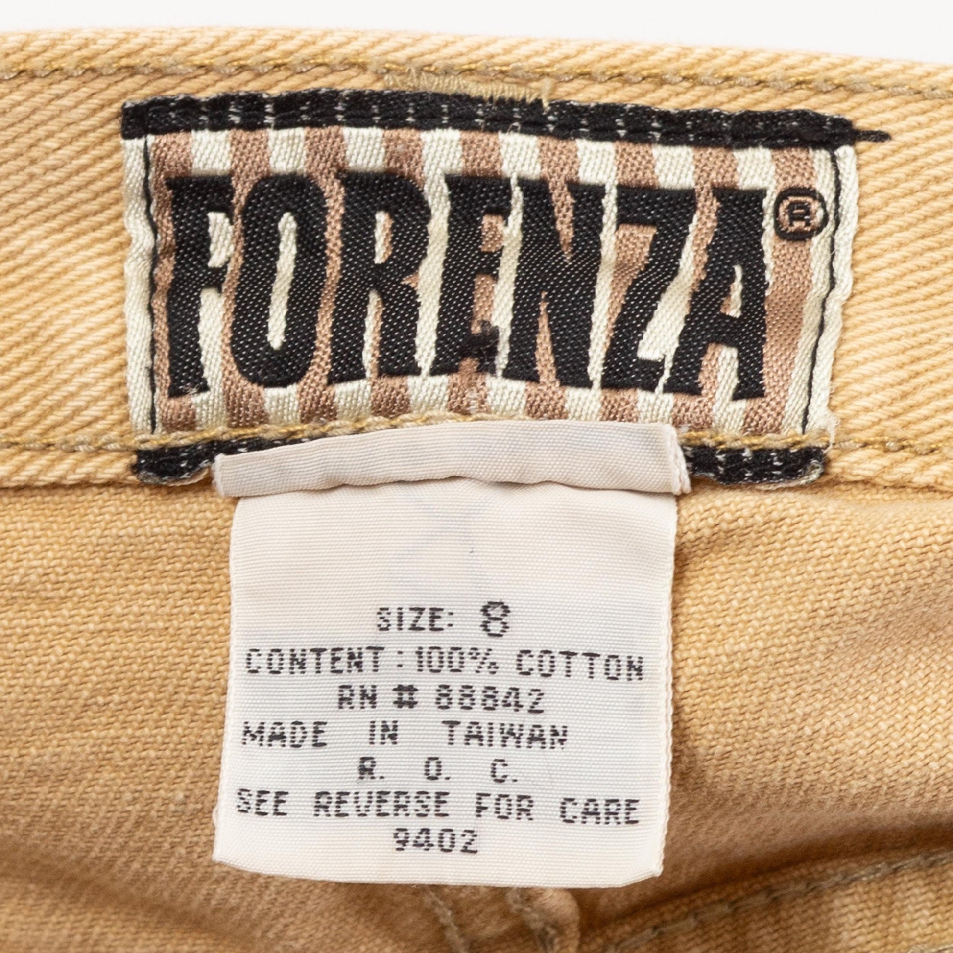 Vintage 80s Forenza High Waisted Tan Jeans - Medium, 27.5” Waist | Pleated Denim Tapered Leg Mom Jeans