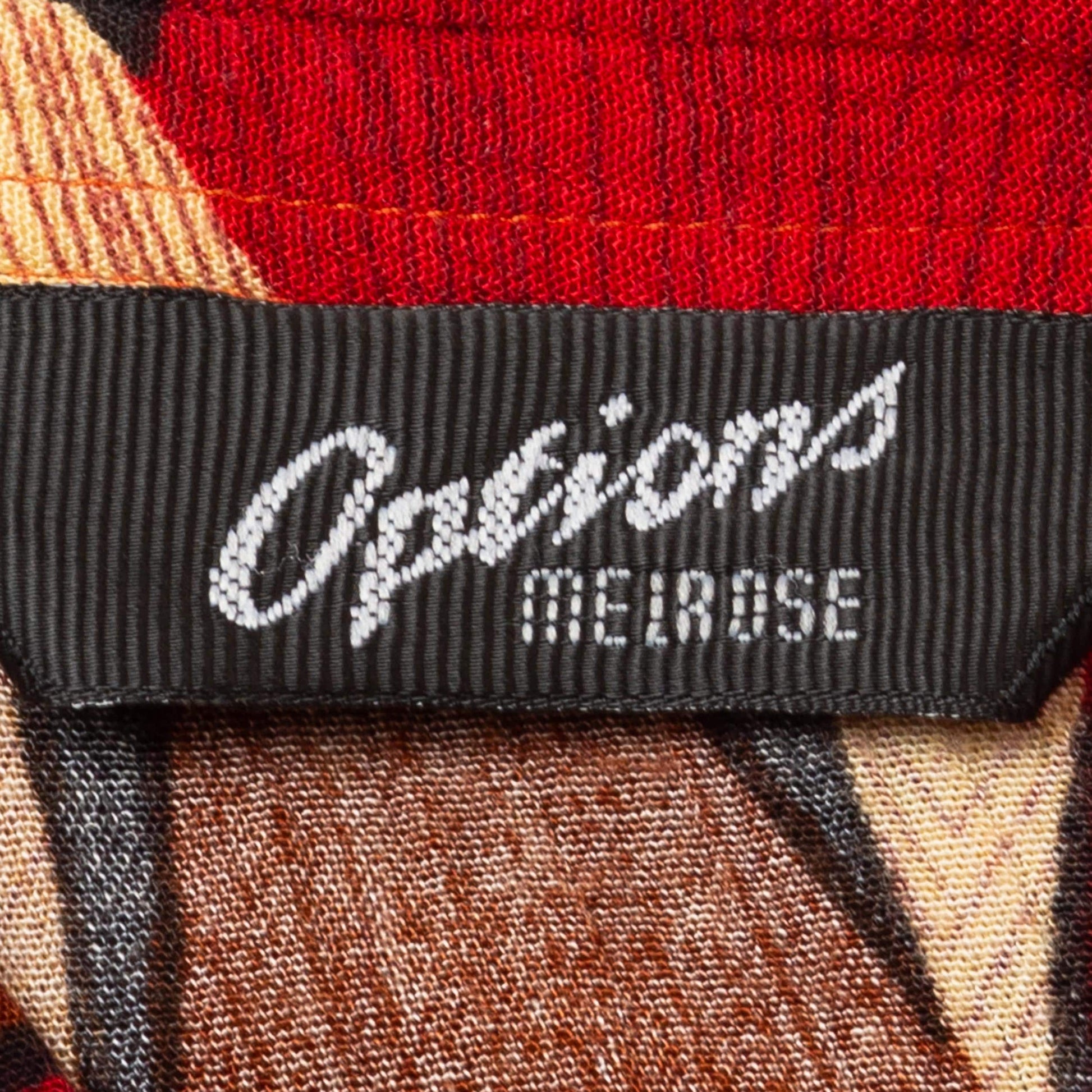 Vintage 90s Grunge Soft Tropical Leaf & Animal Print Shirt - Medium | Red Black Yellow Button Up Half Sleeve Rayon Top