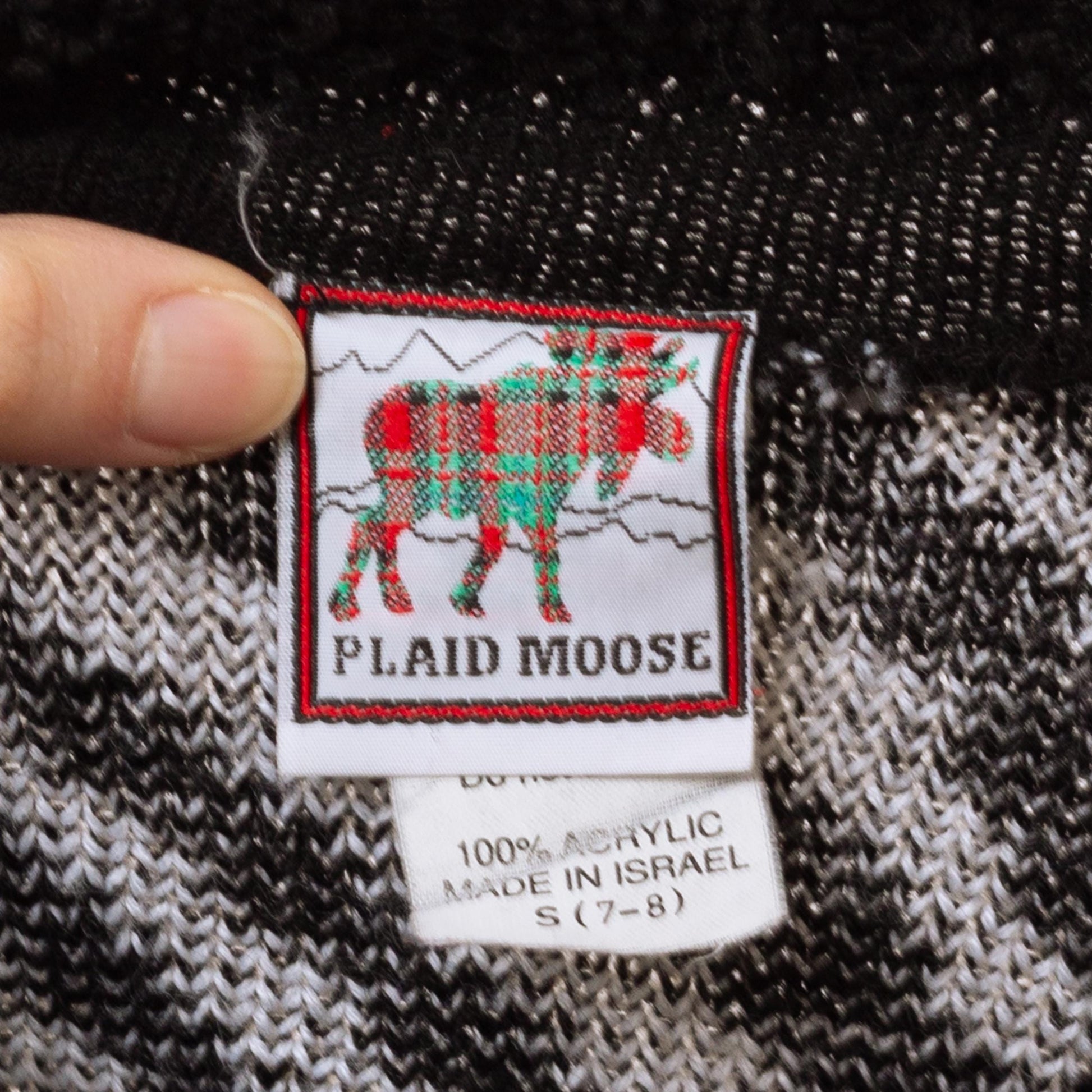 Vintage 90s Zebra Striped Cropped Shaggy Knit Sweater - Small | Grunge Sweater, Crop Top Animal Print Pullover