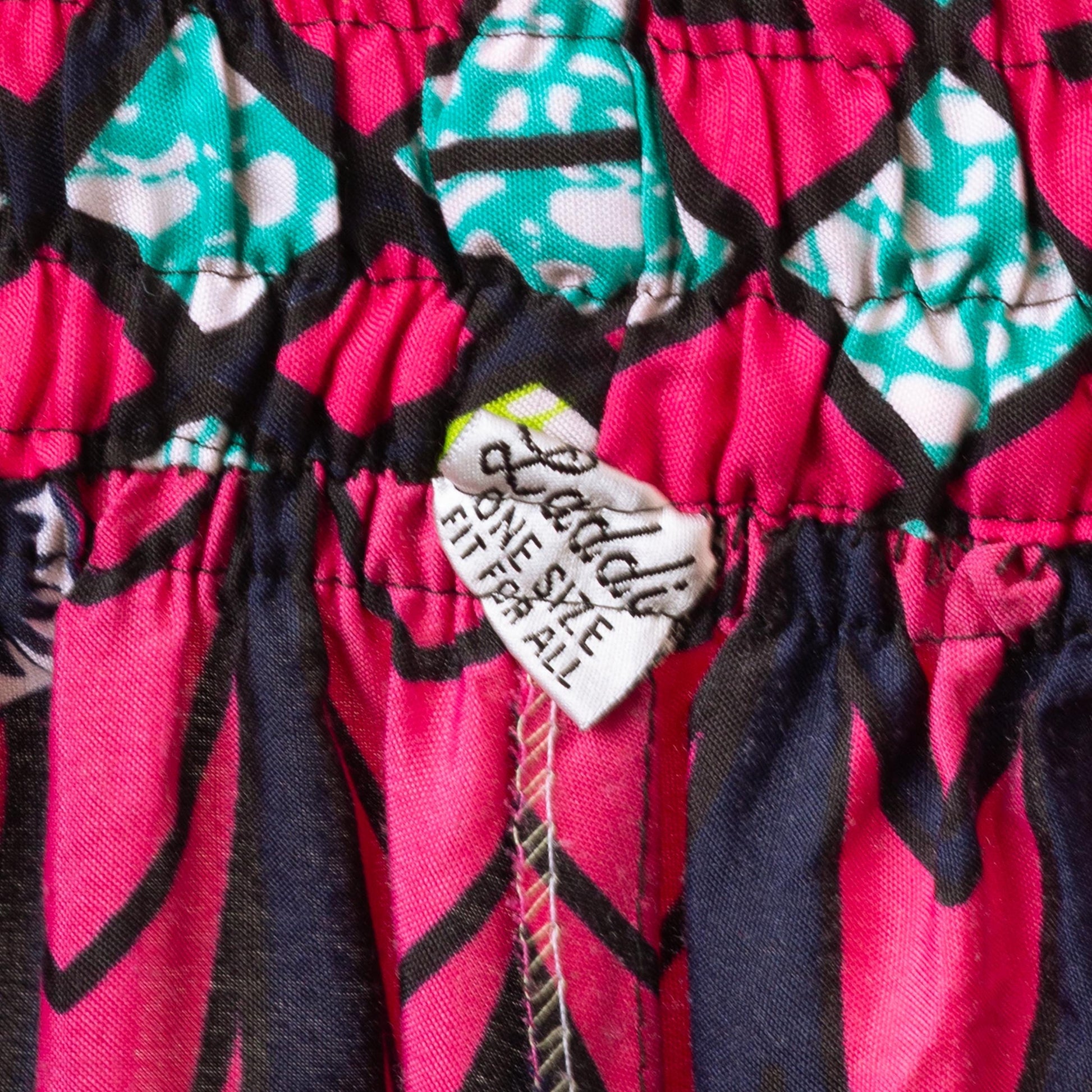 Vintage Y2K African Ankara Print Maxi Skirt - Small to Large | Boho Long Skirt, Wax Print Skirt, Pocket Skirt