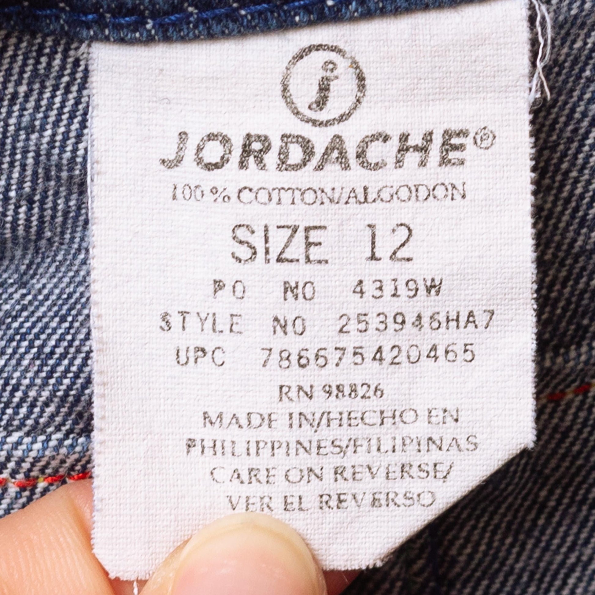 Vintage 90s Jordache Rainbow Stitch Capri Jeans - XXS | Low Rise Y2K Cropped Denim Streetwear Pants