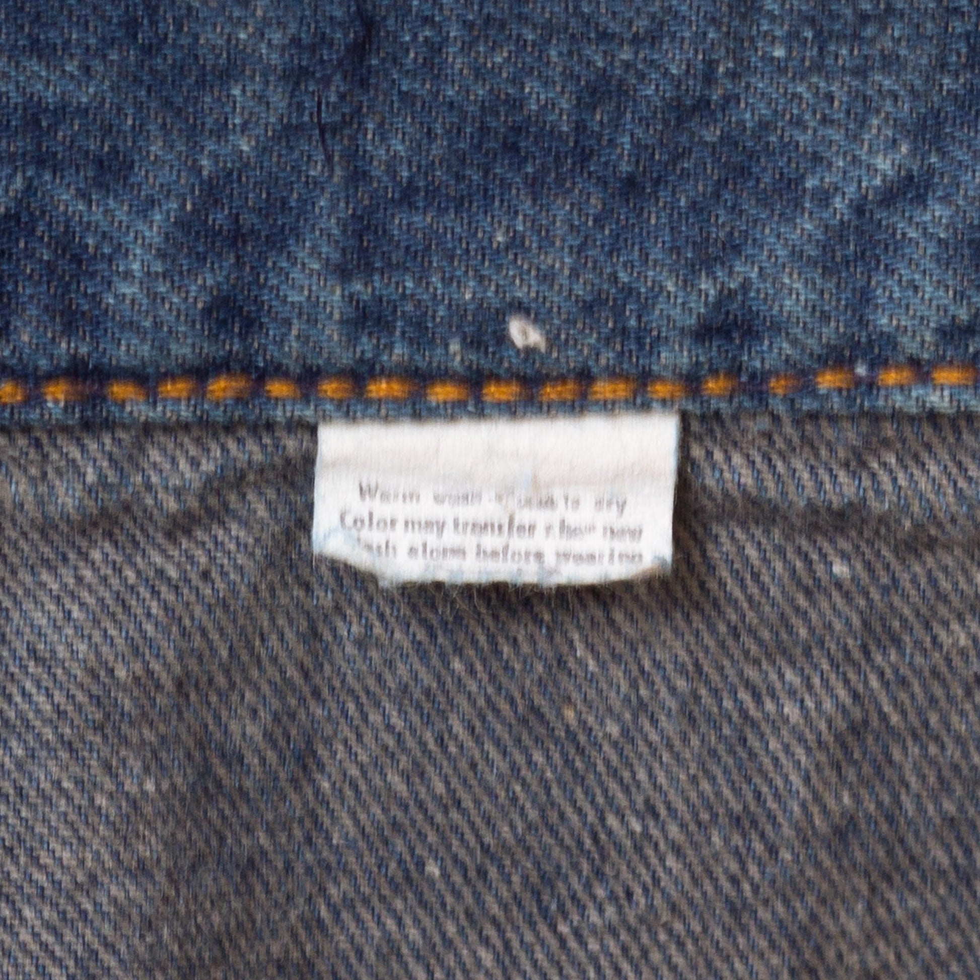 Vintage 70s Levis High Waisted Straight Leg Button Pocket Jeans - Small to Medium, 28" Waist | Boho Levi’s Piped Trim Dark Wash Denim