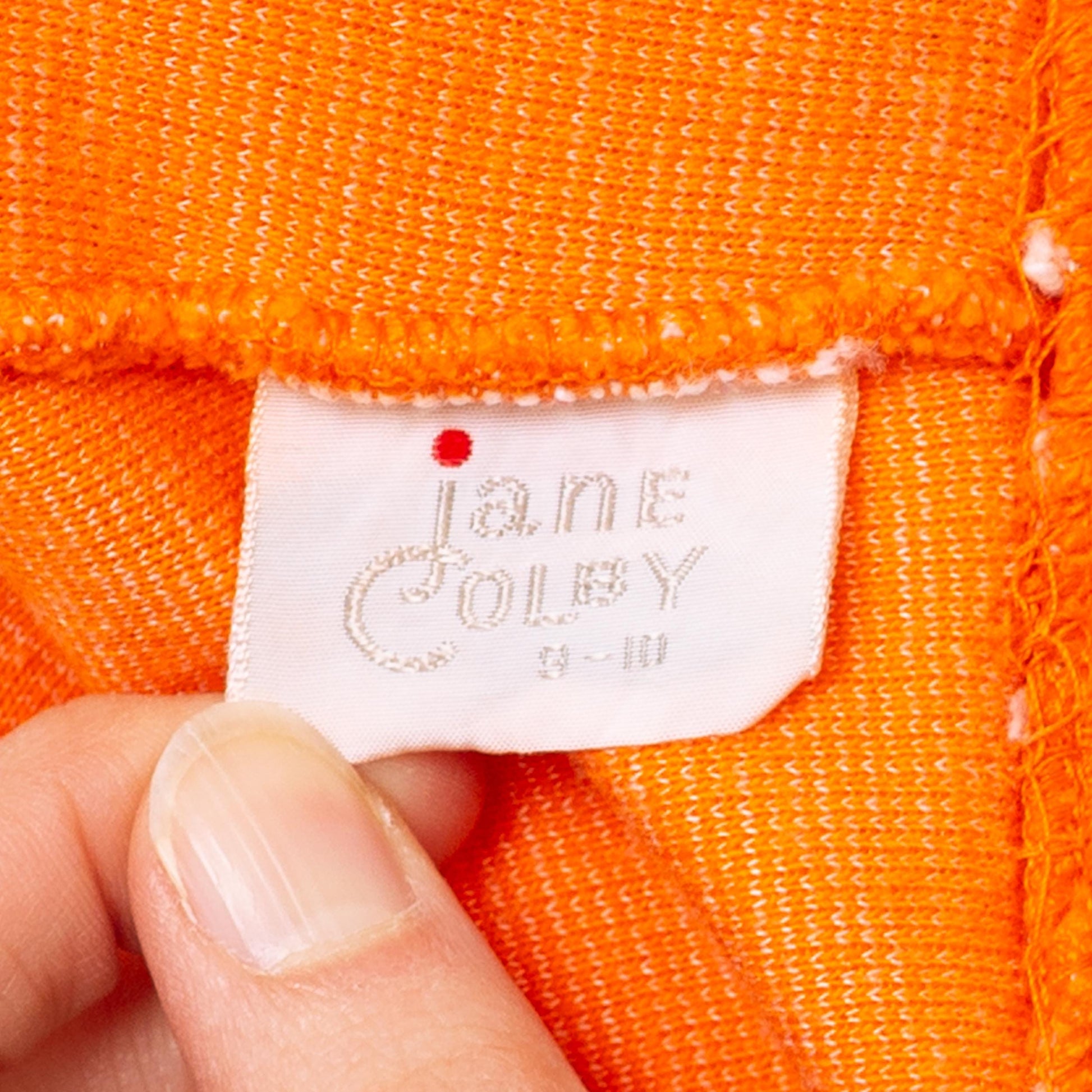 Vintage 70s Orange Split Front Mini Skort - XS to Small | Retro High Waisted Sporty Tennis Shorts Skirt