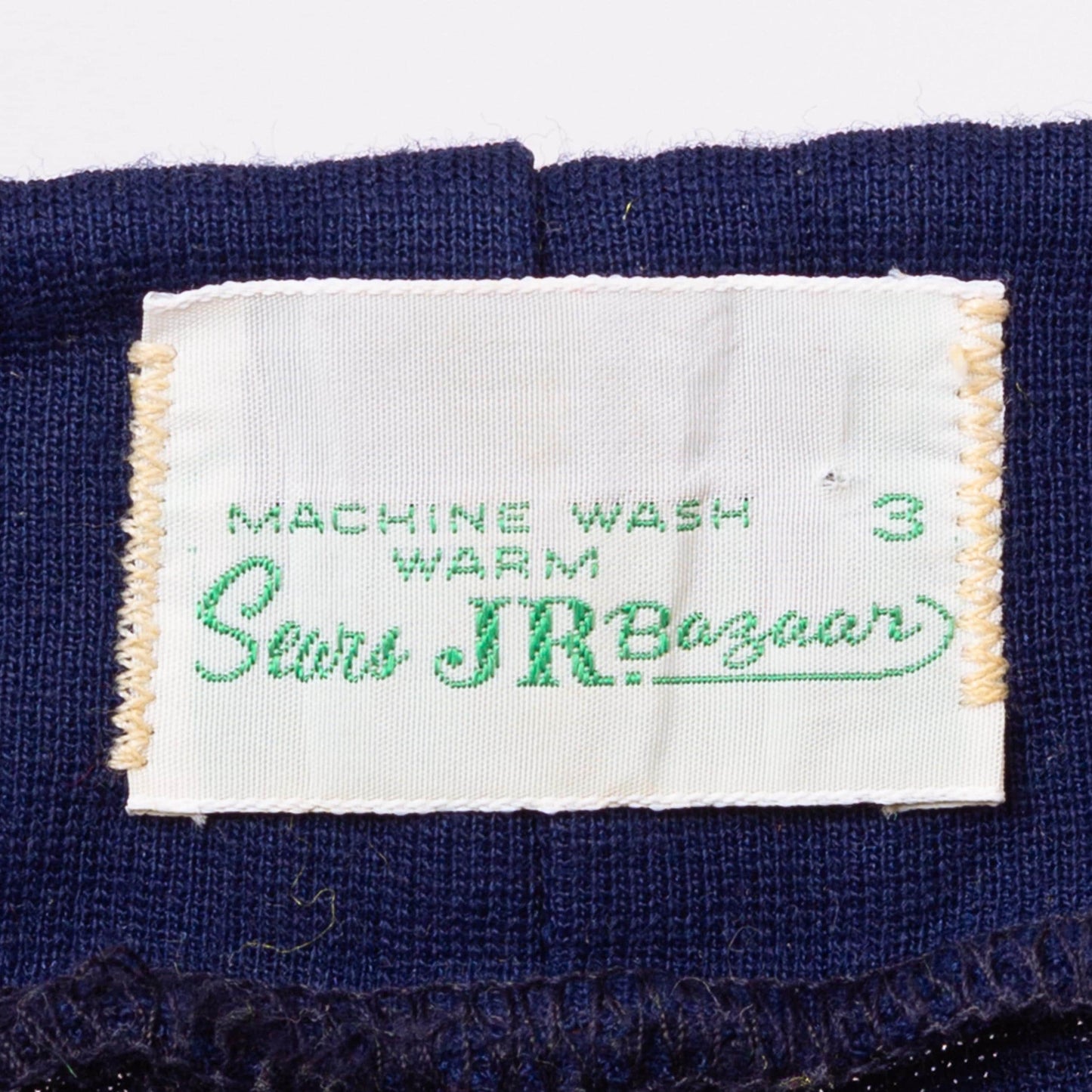 Vintage 70s Navy Blue Knit High Waisted Cuffed Pants - XXS, 22"-24" Waist | Retro Bootcut Leg Casual Stretchy Trousers