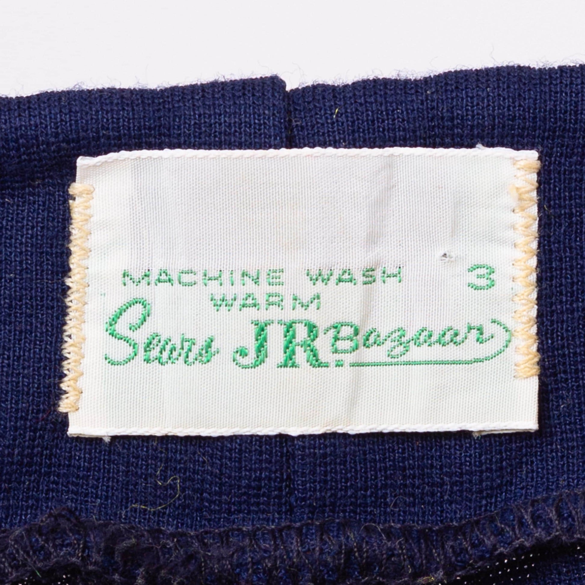 Vintage 70s Navy Blue Knit High Waisted Cuffed Pants - XXS, 22"-24" Waist | Retro Bootcut Leg Casual Stretchy Trousers