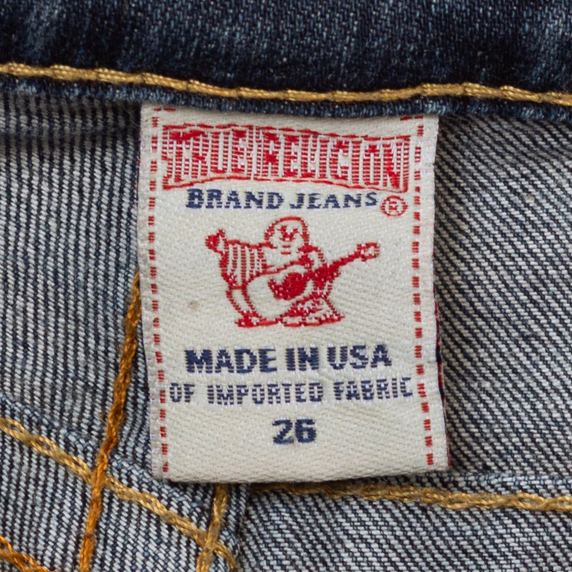 Vintage Y2K True Religion Billy Low Rise Bootcut Jeans - Extra Small | 2000s Dark Wash Denim Skinny Jeans
