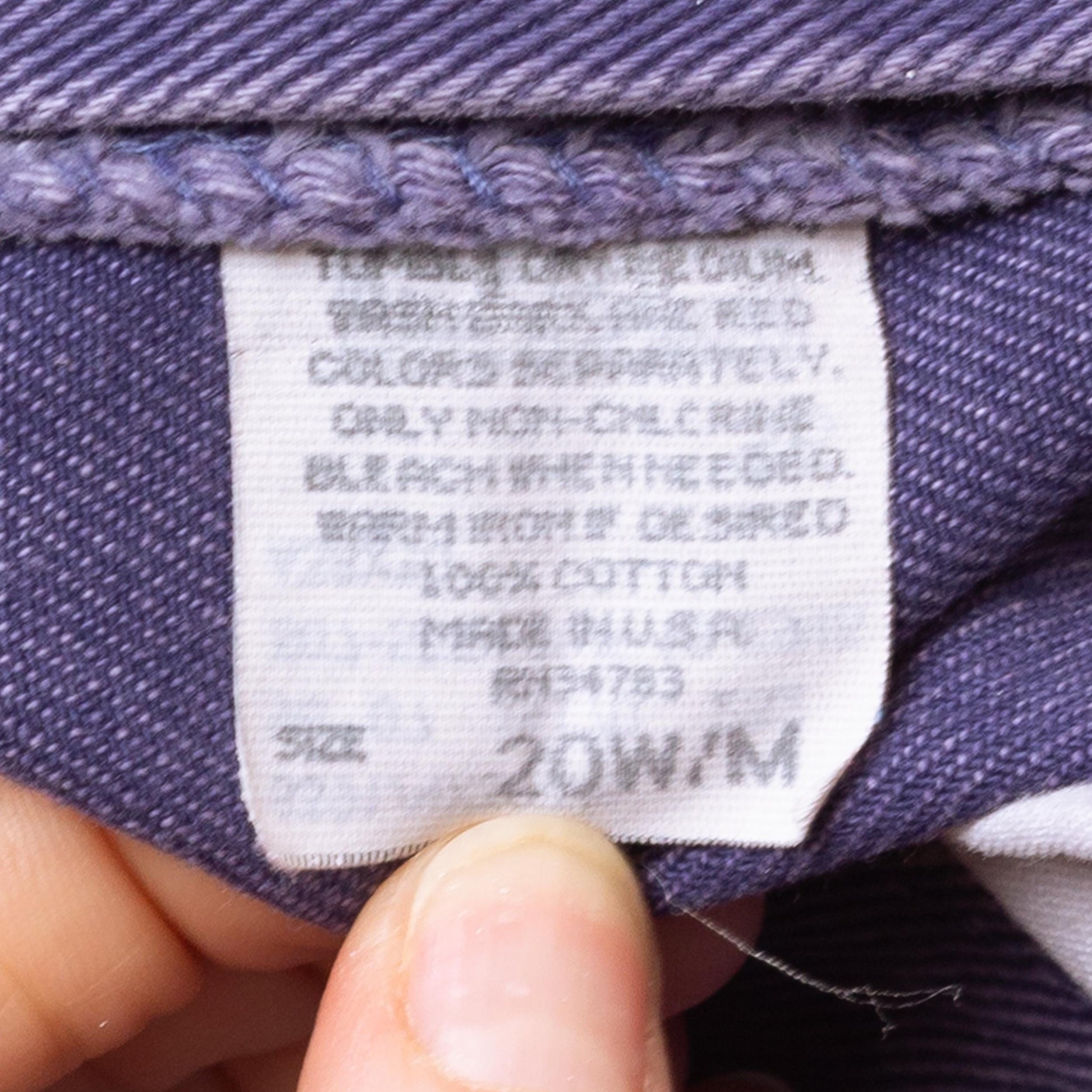 Vintage 90s Purple Lee Jeans - 20W, 38" Waist | High Waisted Tapered Leg Soft Cotton Denim Mom Jeans