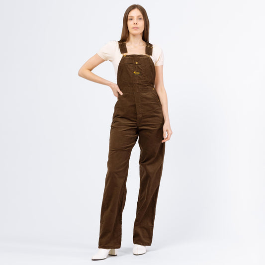 Vintage 60s 70s Washington Dee Cee Brown Corduroy Overalls NWT - XS to Small | 1970s Workwear, Cotton Bib Overall Pants Dungarees