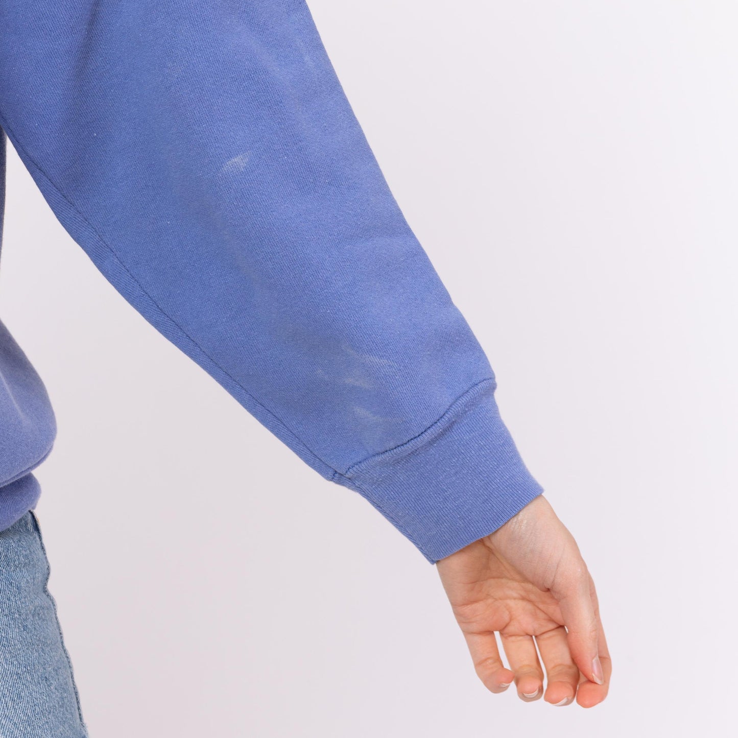 Vintage 80s UCLA Raglan Sleeve Sweatshirt - Medium to Large | Unisex Periwinkle University Graphic Crewneck Pullover