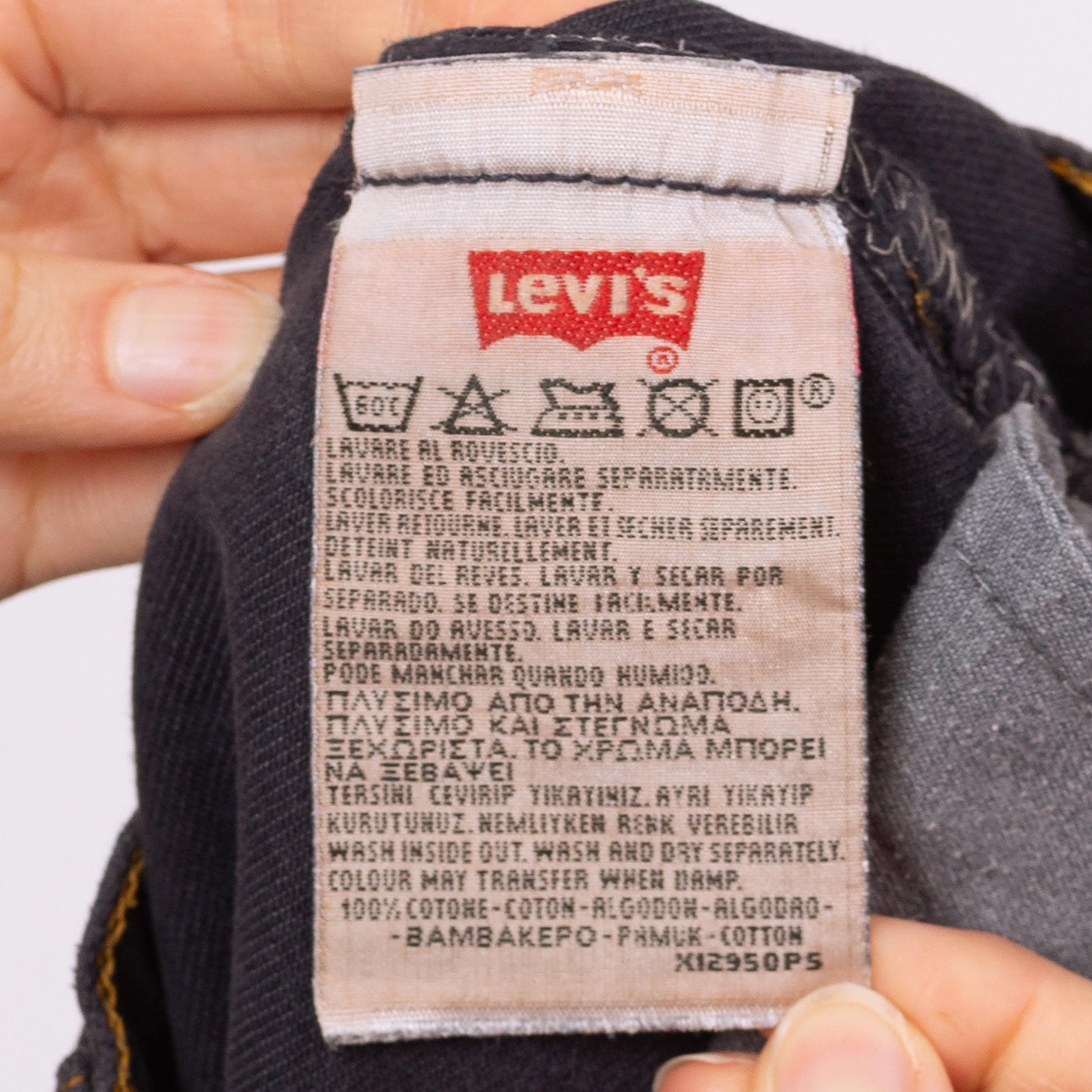 Vintage Y2K Levis 501 Faded Black Cut Off Jean Shorts - Extra Small | Levi's Denim Mid Rise Cutoffs